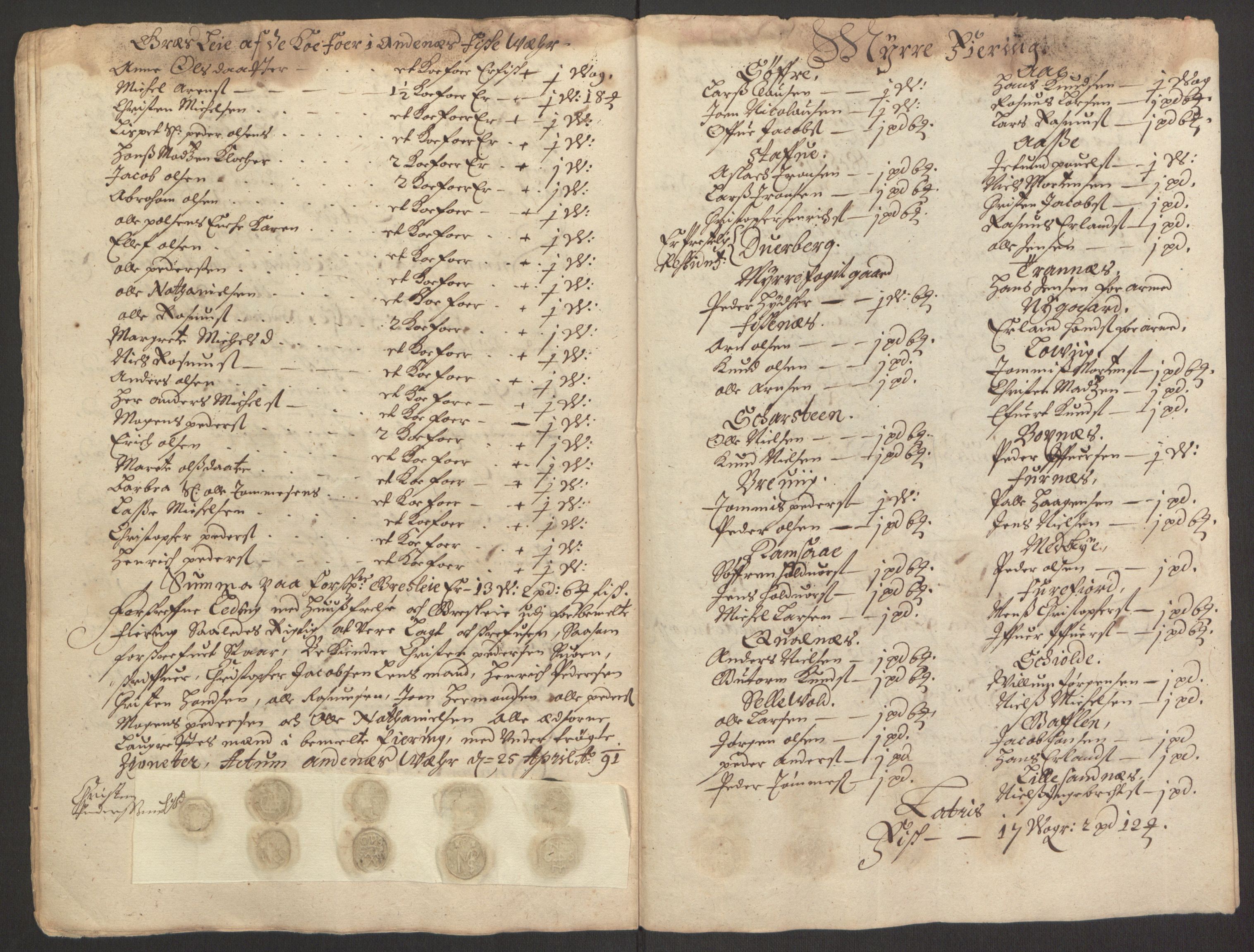 Rentekammeret inntil 1814, Reviderte regnskaper, Fogderegnskap, AV/RA-EA-4092/R67/L4676: Fogderegnskap Vesterålen, Andenes og Lofoten, 1691-1693, p. 66