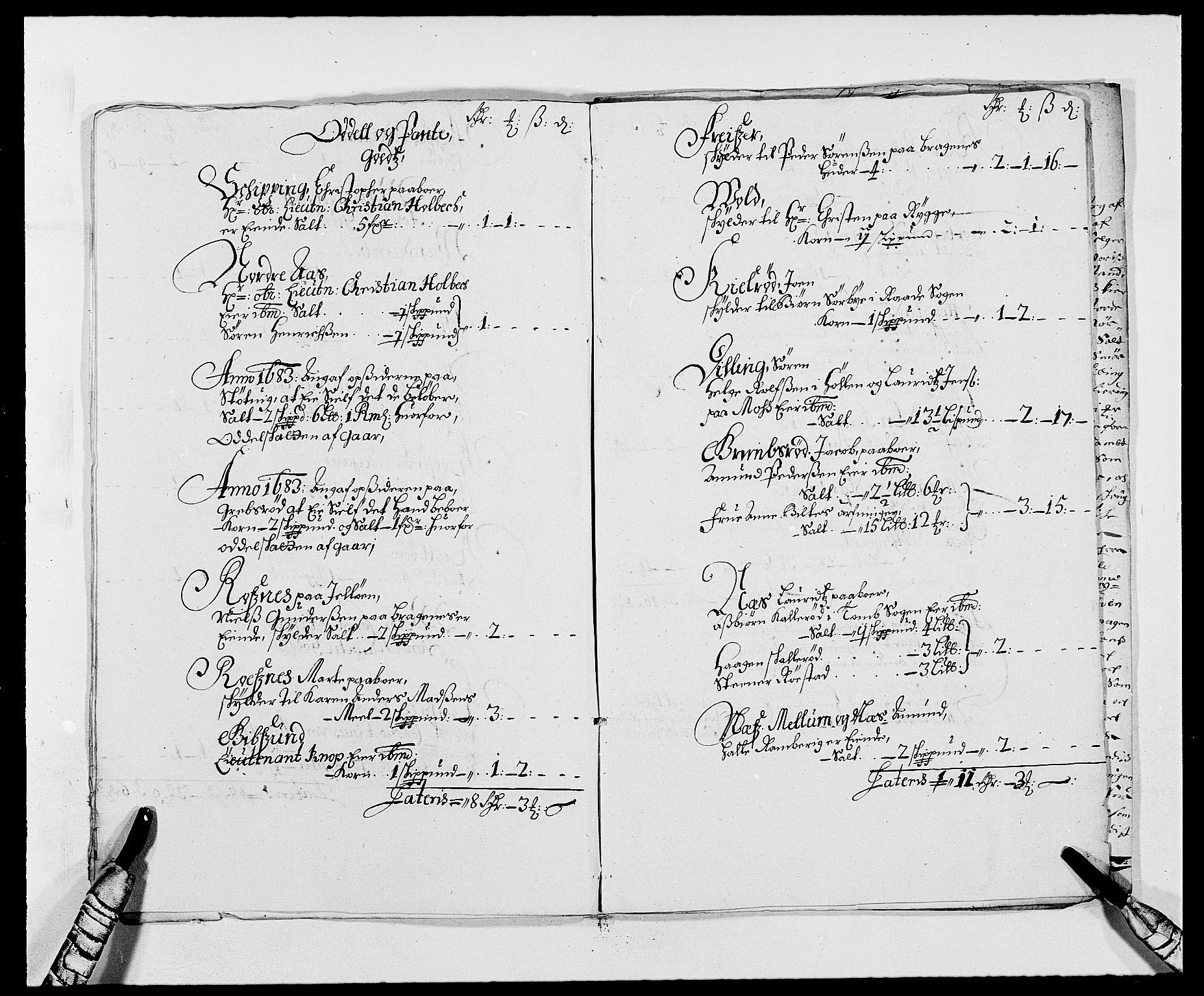 Rentekammeret inntil 1814, Reviderte regnskaper, Fogderegnskap, AV/RA-EA-4092/R02/L0103: Fogderegnskap Moss og Verne kloster, 1682-1684, p. 389