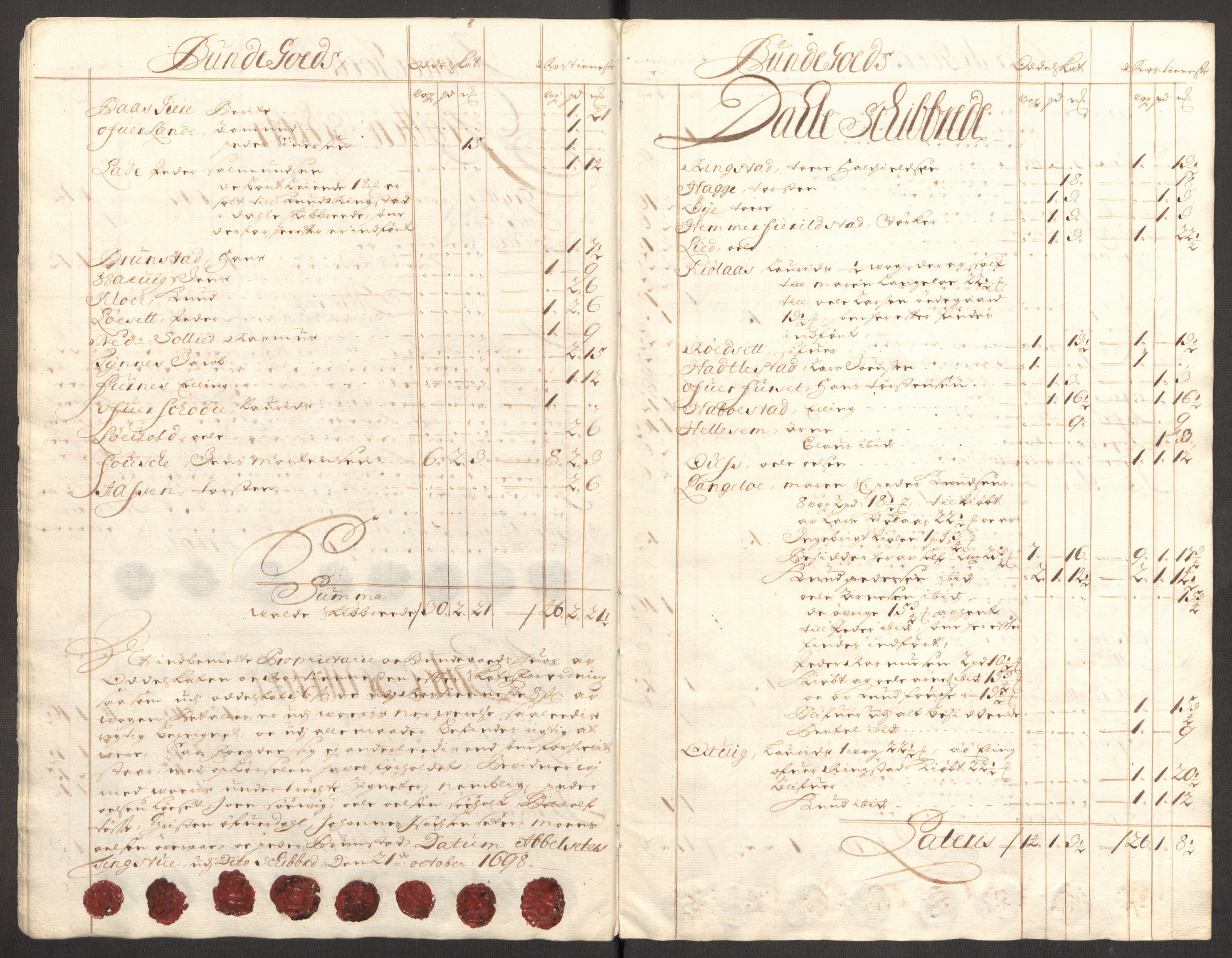 Rentekammeret inntil 1814, Reviderte regnskaper, Fogderegnskap, AV/RA-EA-4092/R54/L3556: Fogderegnskap Sunnmøre, 1696-1698, p. 355