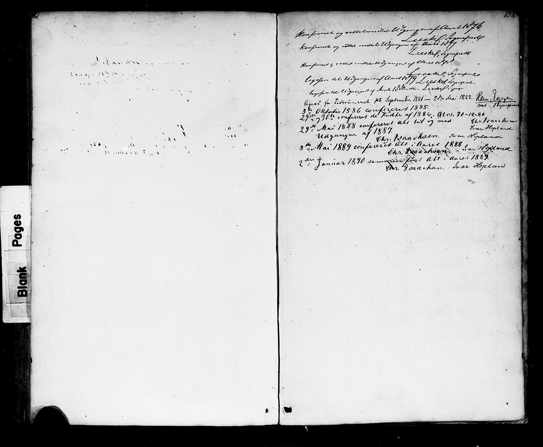 Alversund Sokneprestembete, SAB/A-73901/H/Ha/Hab: Parish register (copy) no. D 2, 1851-1889, p. 130