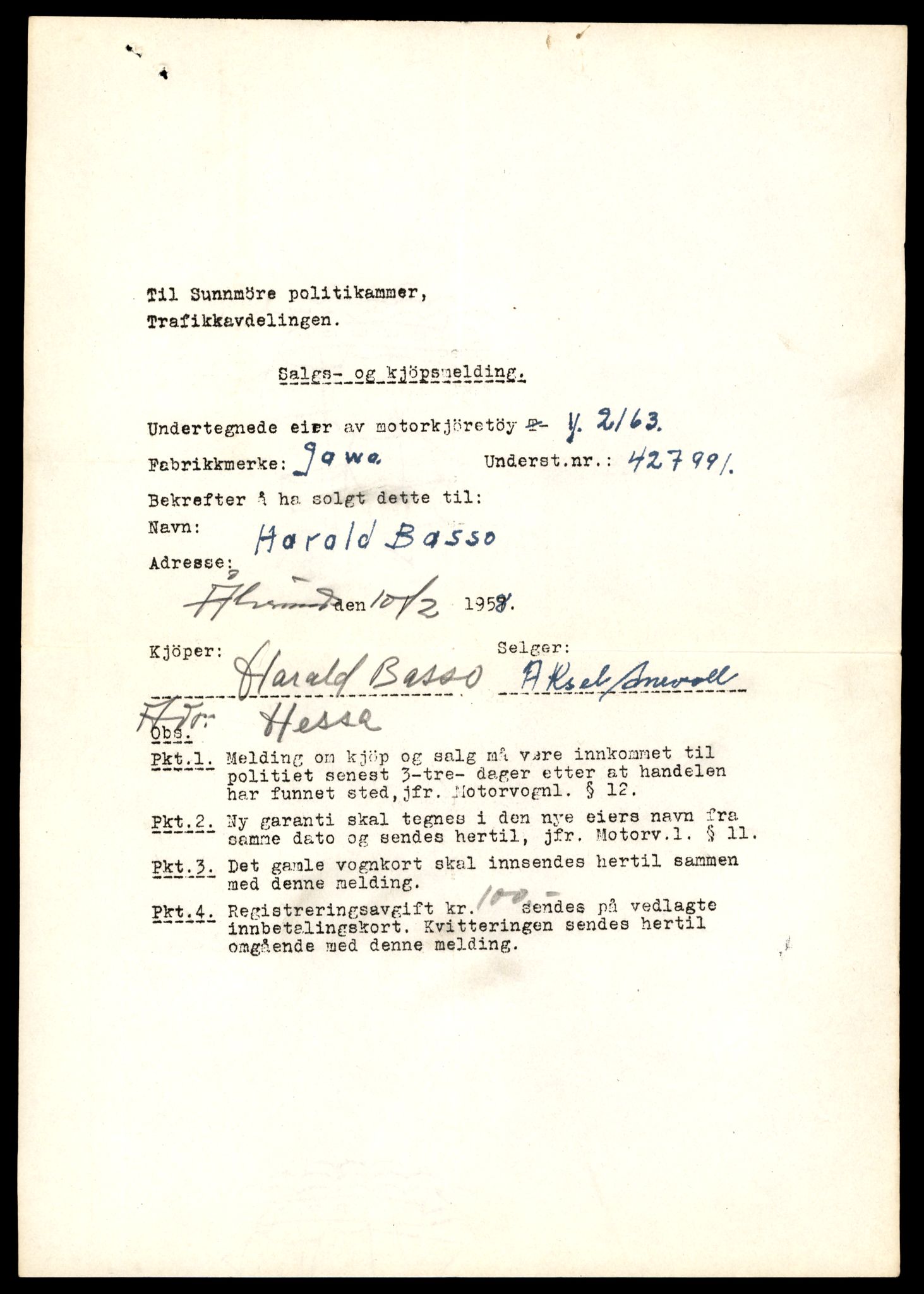 Møre og Romsdal vegkontor - Ålesund trafikkstasjon, AV/SAT-A-4099/F/Fe/L0041: Registreringskort for kjøretøy T 13710 - T 13905, 1927-1998, p. 55