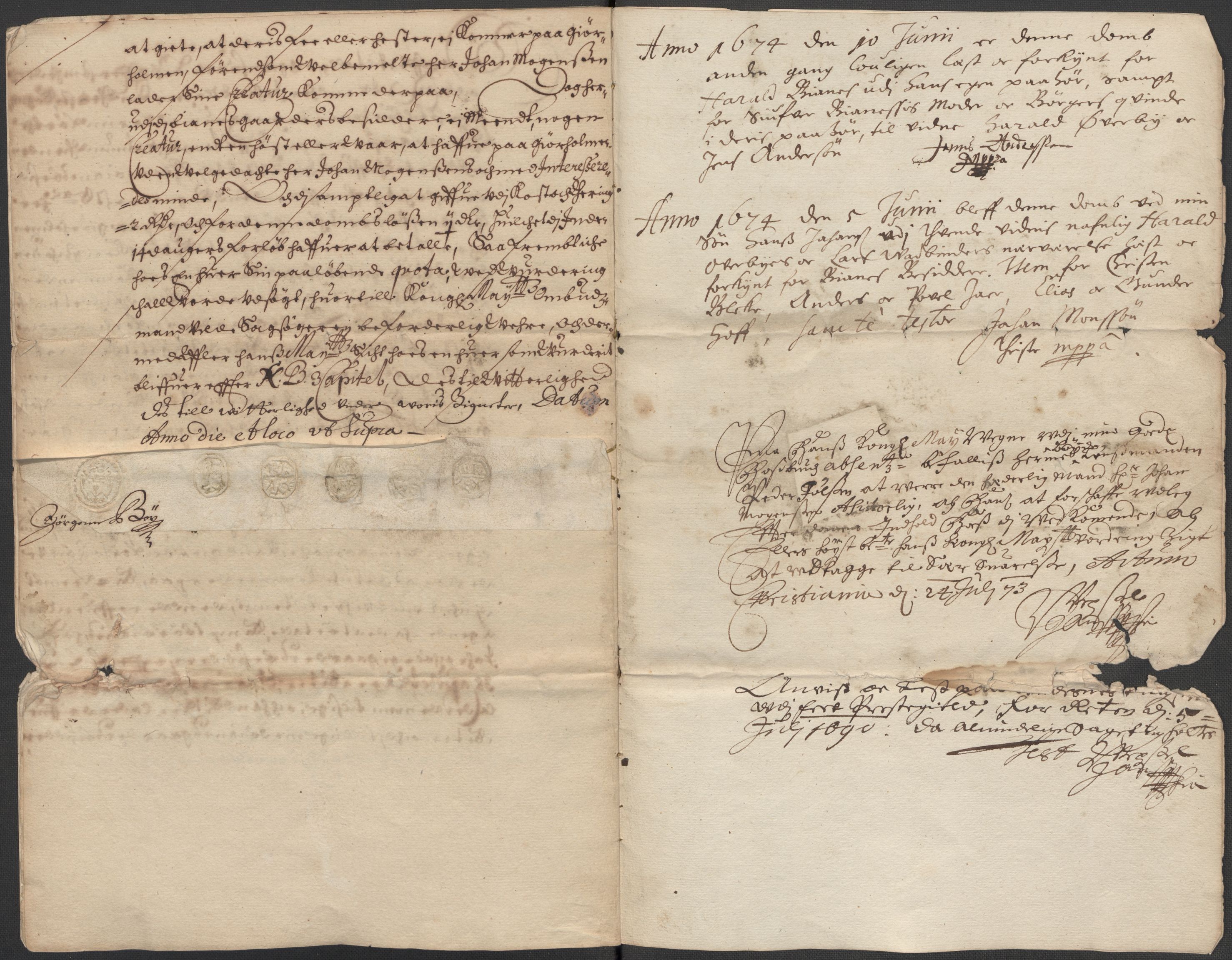 Riksarkivets diplomsamling, AV/RA-EA-5965/F15/L0009: Prestearkiv - Akershus, 1620-1738, p. 152