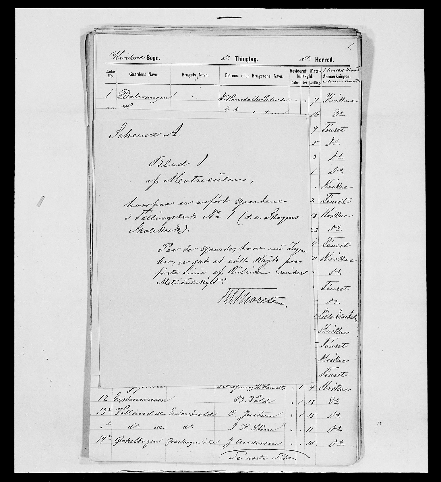 SAH, 1875 census for 0440P Kvikne, 1875, p. 26