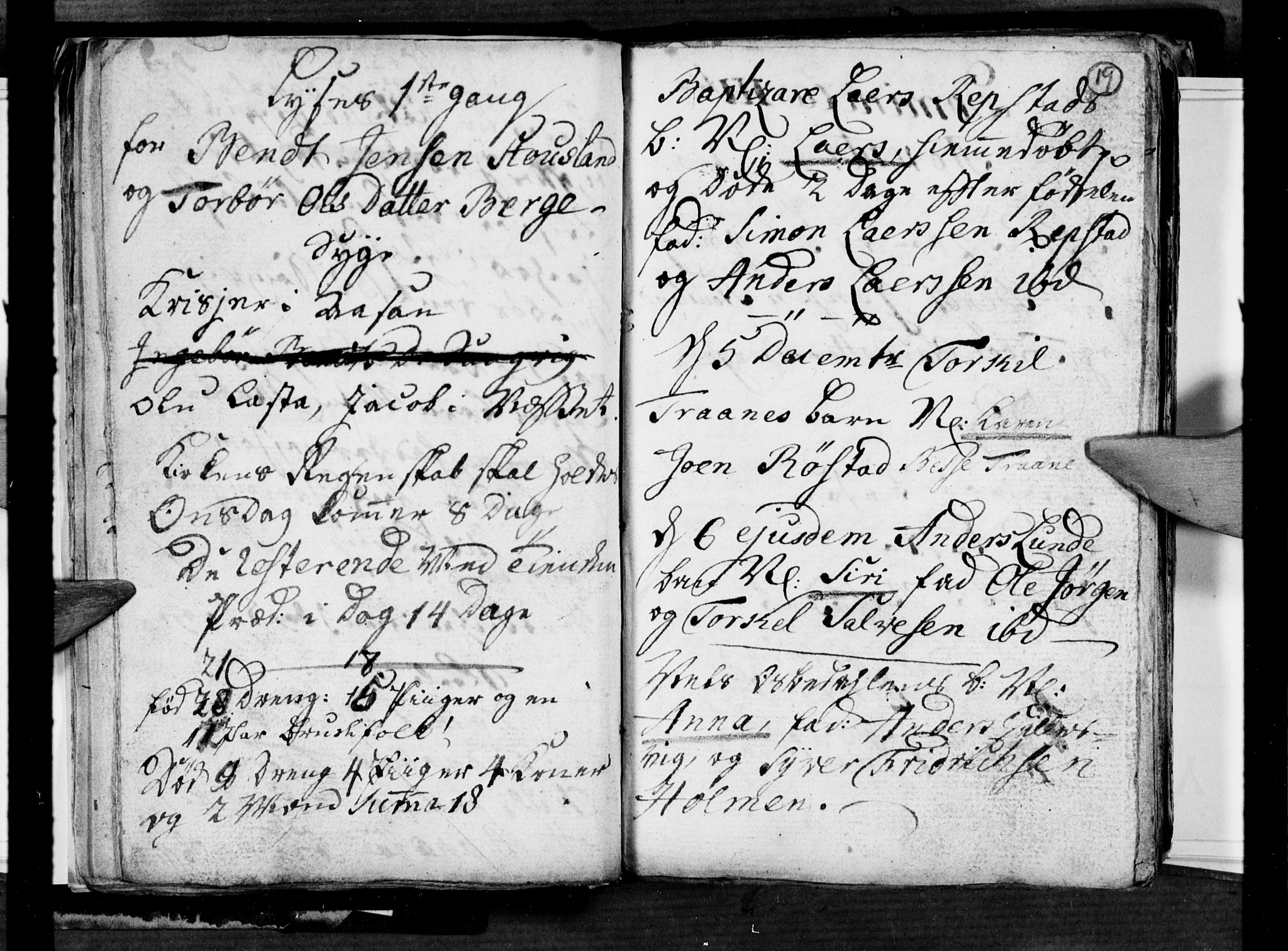 Søgne sokneprestkontor, SAK/1111-0037/F/Fa/Fab/L0003: Parish register (official) no. A 3, 1751-1759, p. 19