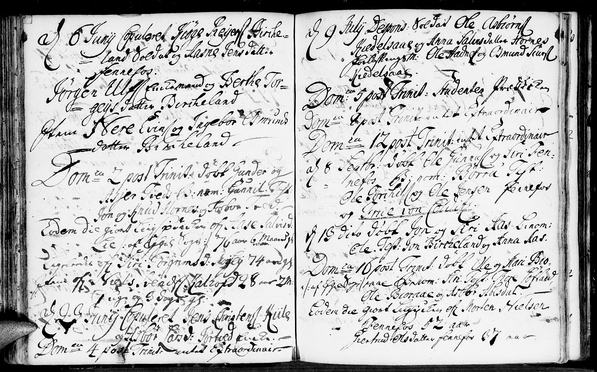 Evje sokneprestkontor, AV/SAK-1111-0008/F/Fa/Fab/L0001: Parish register (official) no. A 1, 1704-1764, p. 120-121