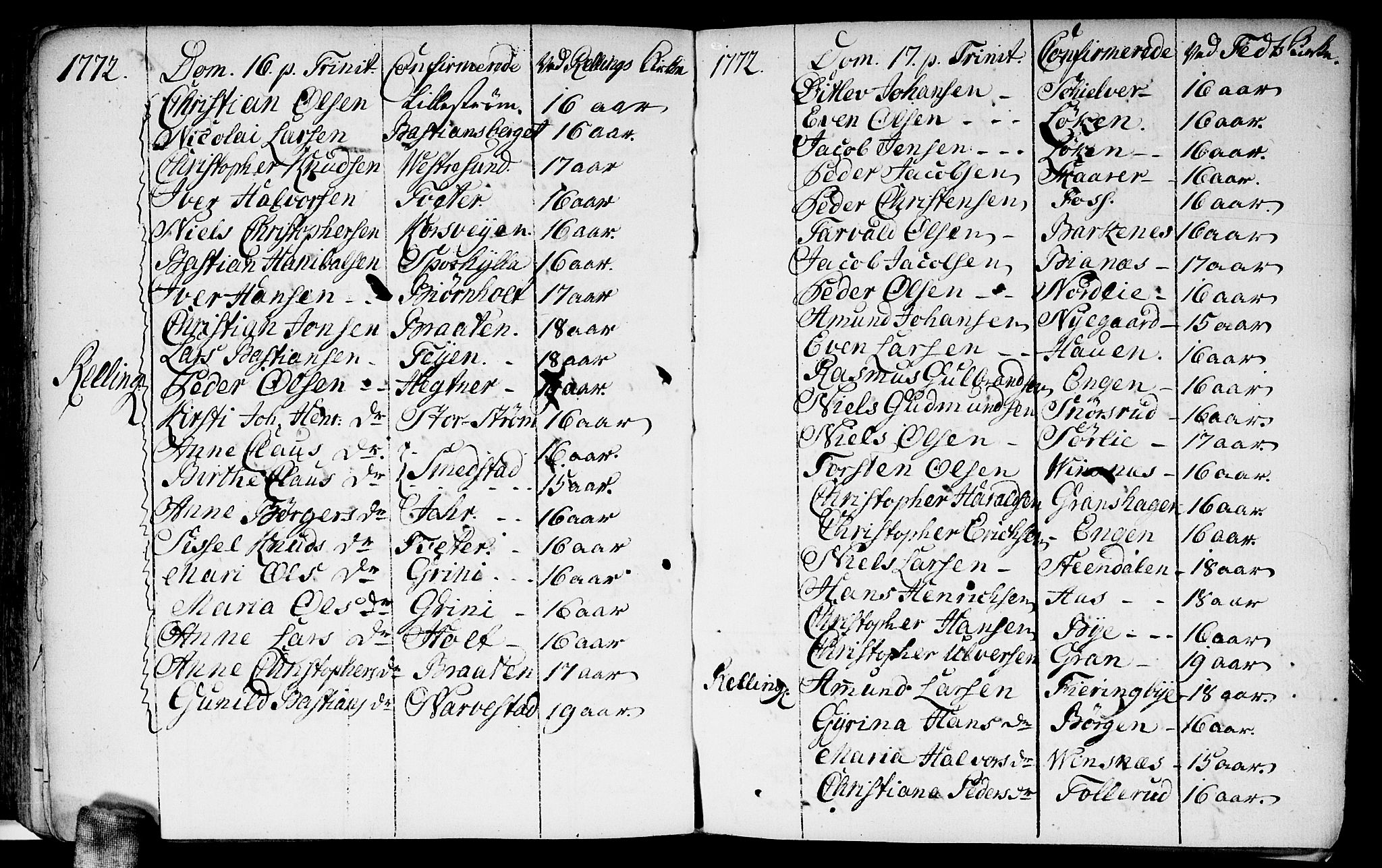 Fet prestekontor Kirkebøker, AV/SAO-A-10370a/F/Fa/L0004: Parish register (official) no. I 4, 1751-1773, p. 188