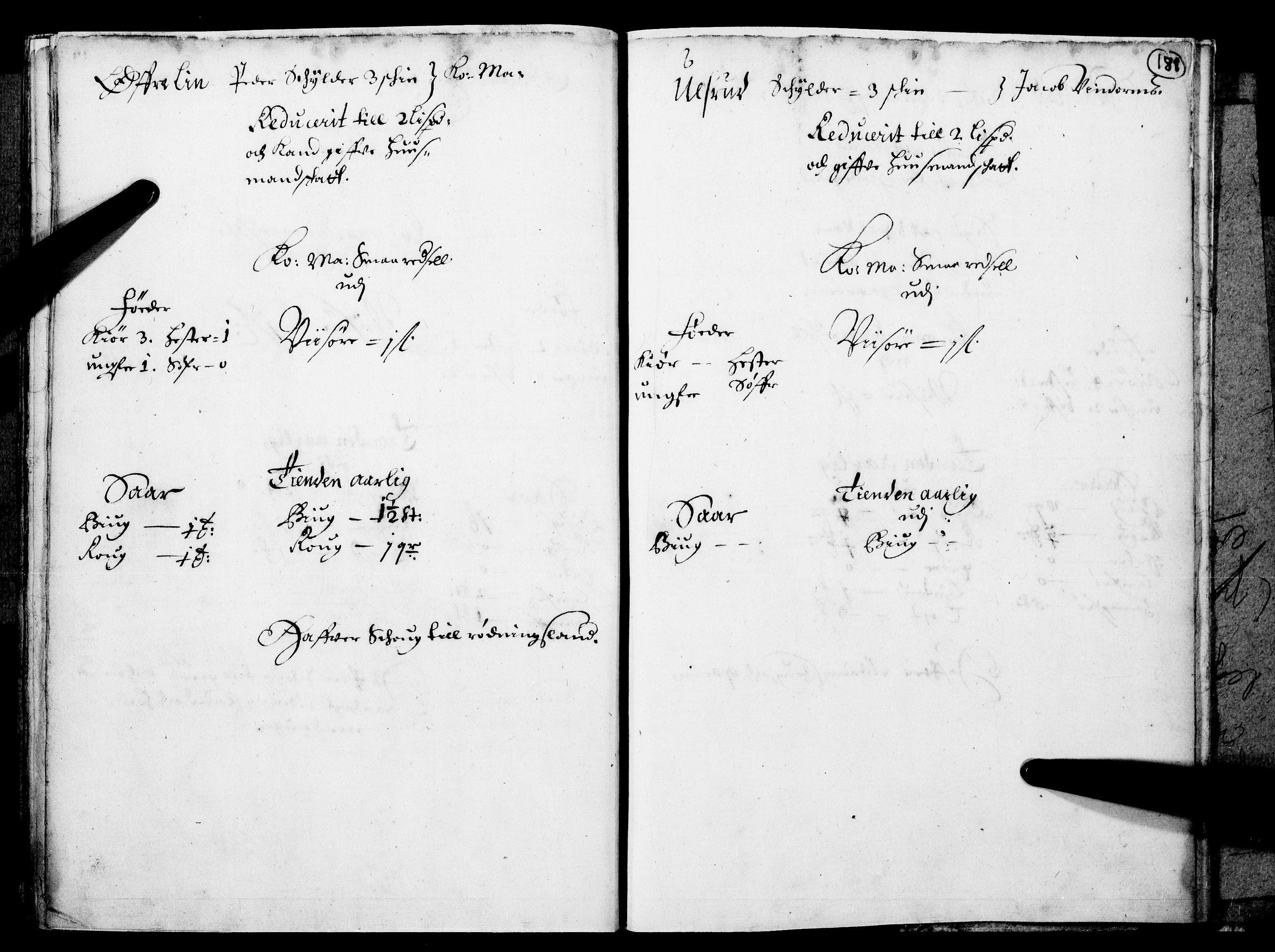 Rentekammeret inntil 1814, Realistisk ordnet avdeling, AV/RA-EA-4070/N/Nb/Nba/L0016: Hadeland og Valdres fogderi, 1. del, 1667, p. 180b-181a