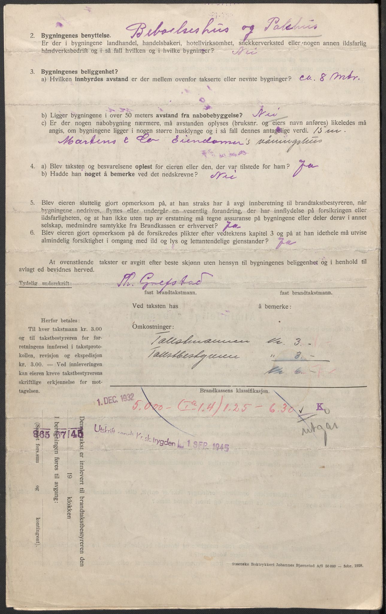 Norges Brannkasse, AV/RA-S-1549/E/Eu/L0018: Branntakster for Vardø by, 1884-1955, p. 13