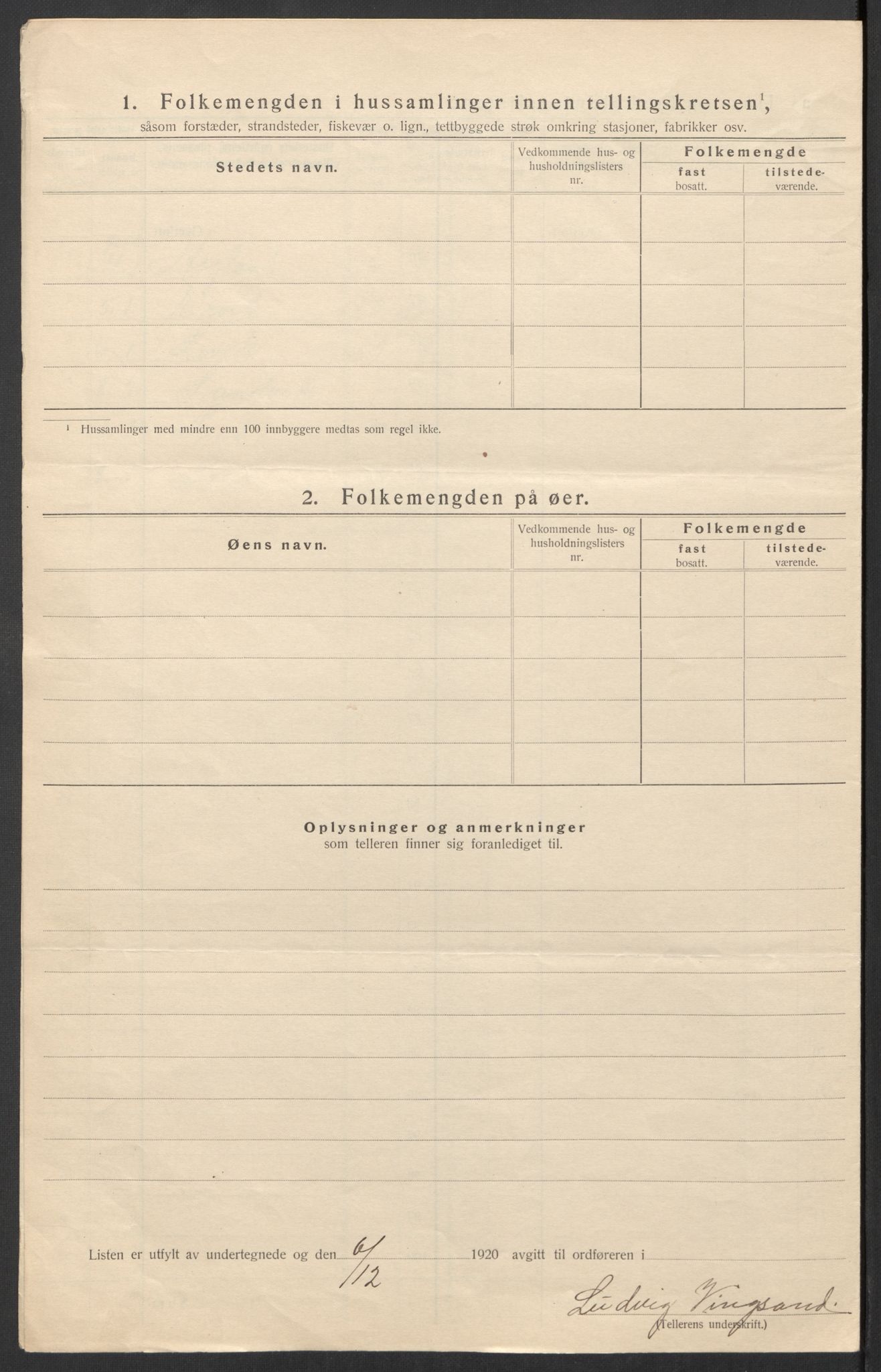 SAT, 1920 census for Osen, 1920, p. 12