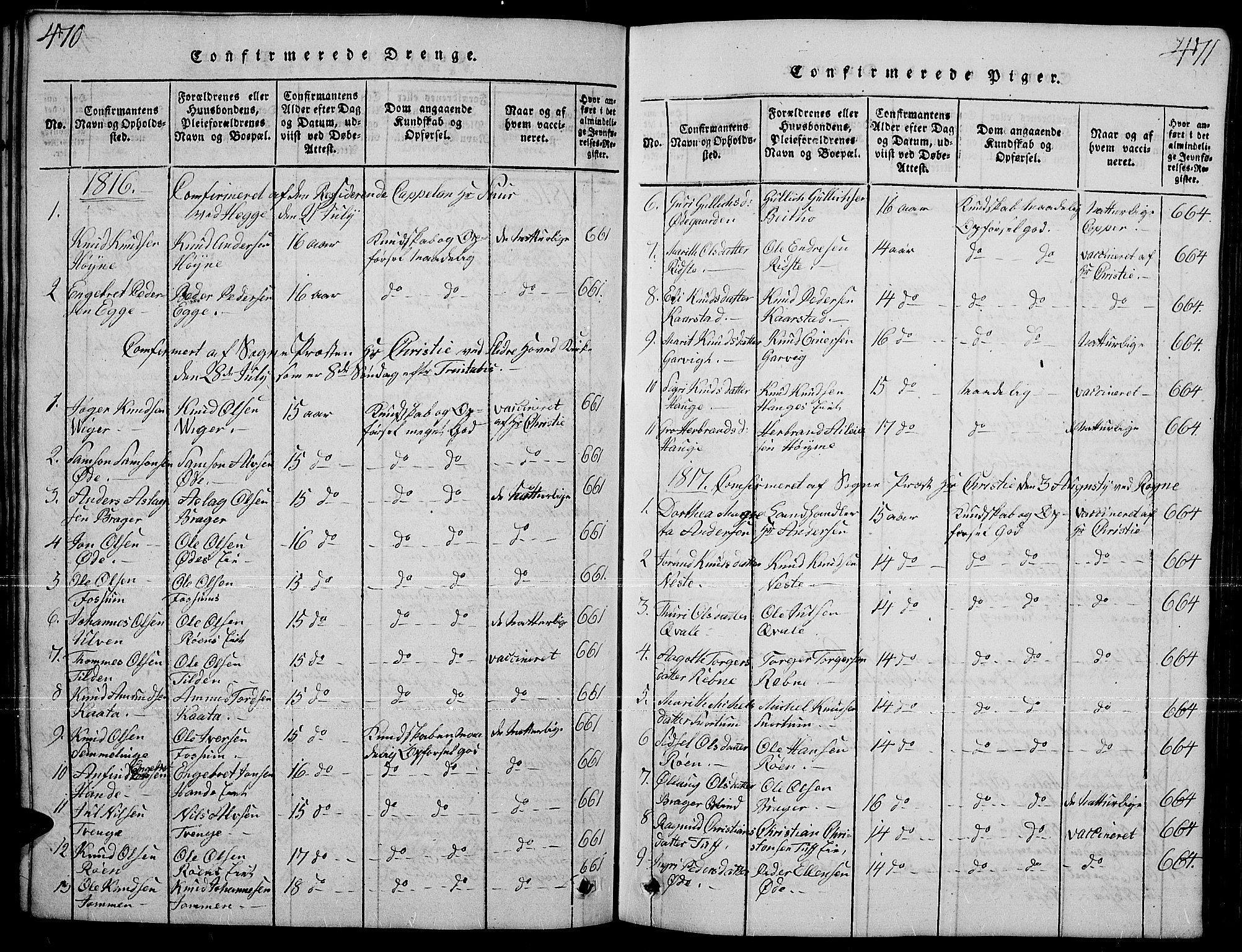 Slidre prestekontor, SAH/PREST-134/H/Ha/Hab/L0001: Parish register (copy) no. 1, 1814-1838, p. 470-471
