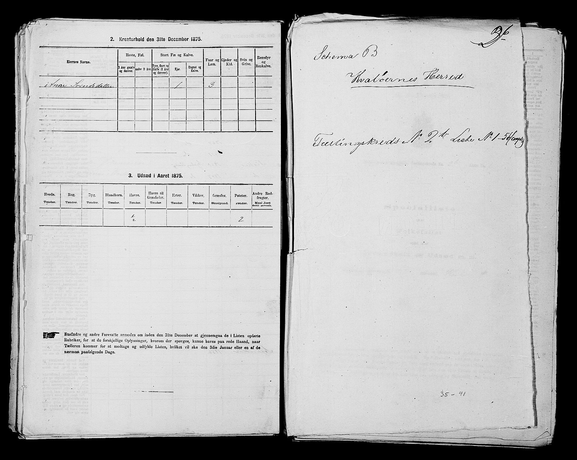 RA, 1875 census for 0111P Hvaler, 1875, p. 432