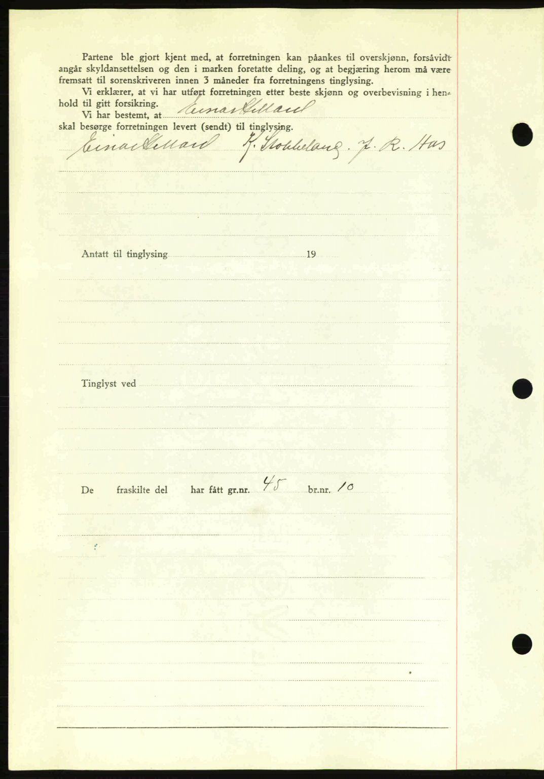 Romsdal sorenskriveri, AV/SAT-A-4149/1/2/2C: Mortgage book no. A11, 1941-1942, Diary no: : 108/1942