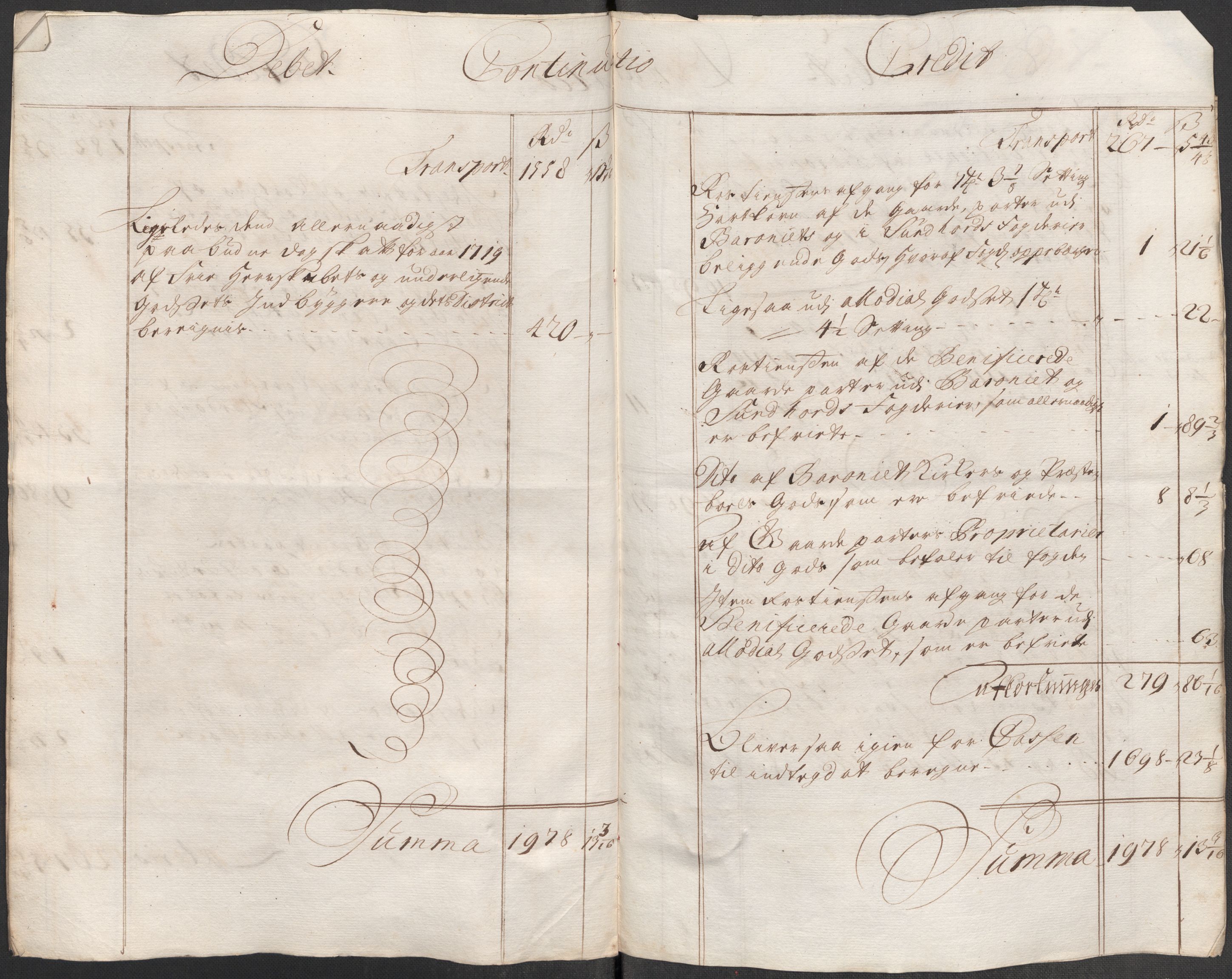 Rentekammeret inntil 1814, Reviderte regnskaper, Fogderegnskap, AV/RA-EA-4092/R49/L3140: Fogderegnskap Rosendal Baroni, 1718-1720, p. 165