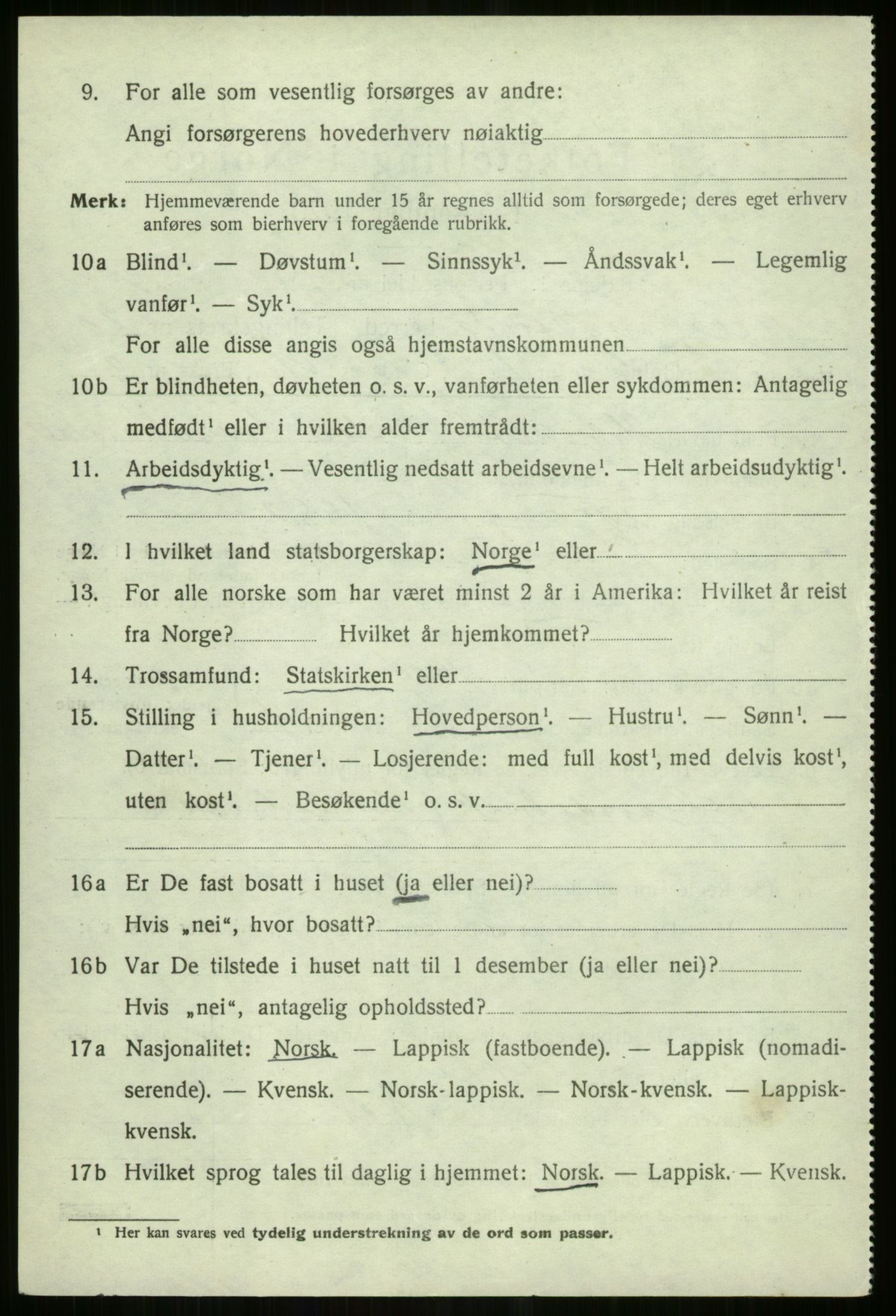 SATØ, 1920 census for Tromsøysund, 1920, p. 10569