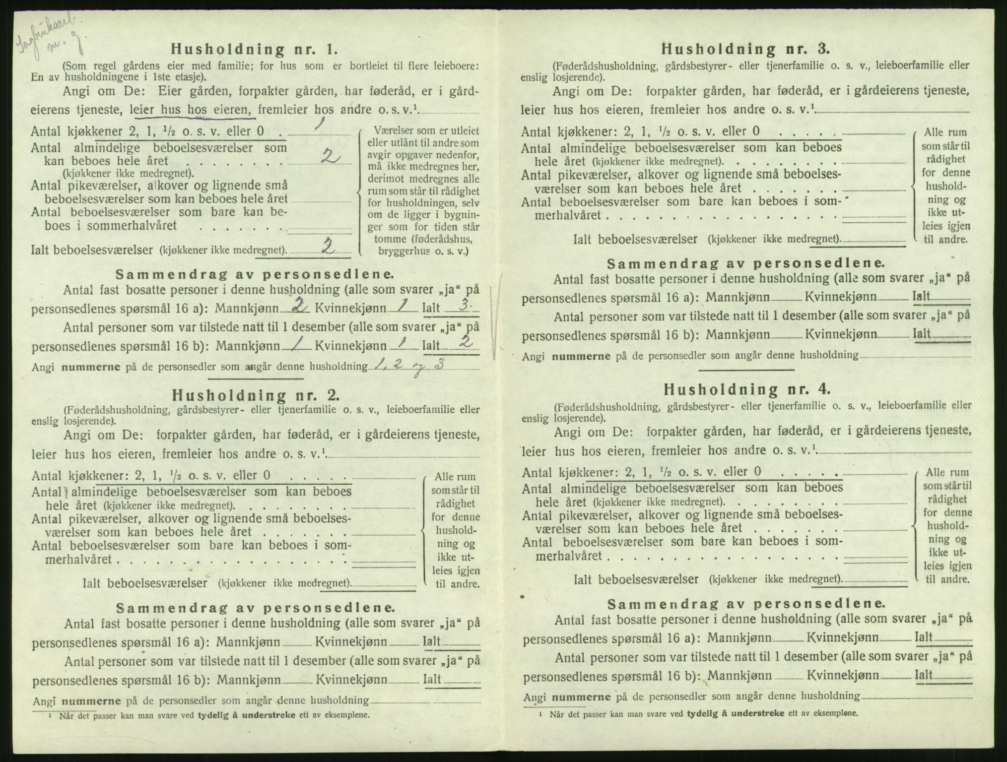 SAT, 1920 census for Valsøyfjord, 1920, p. 140