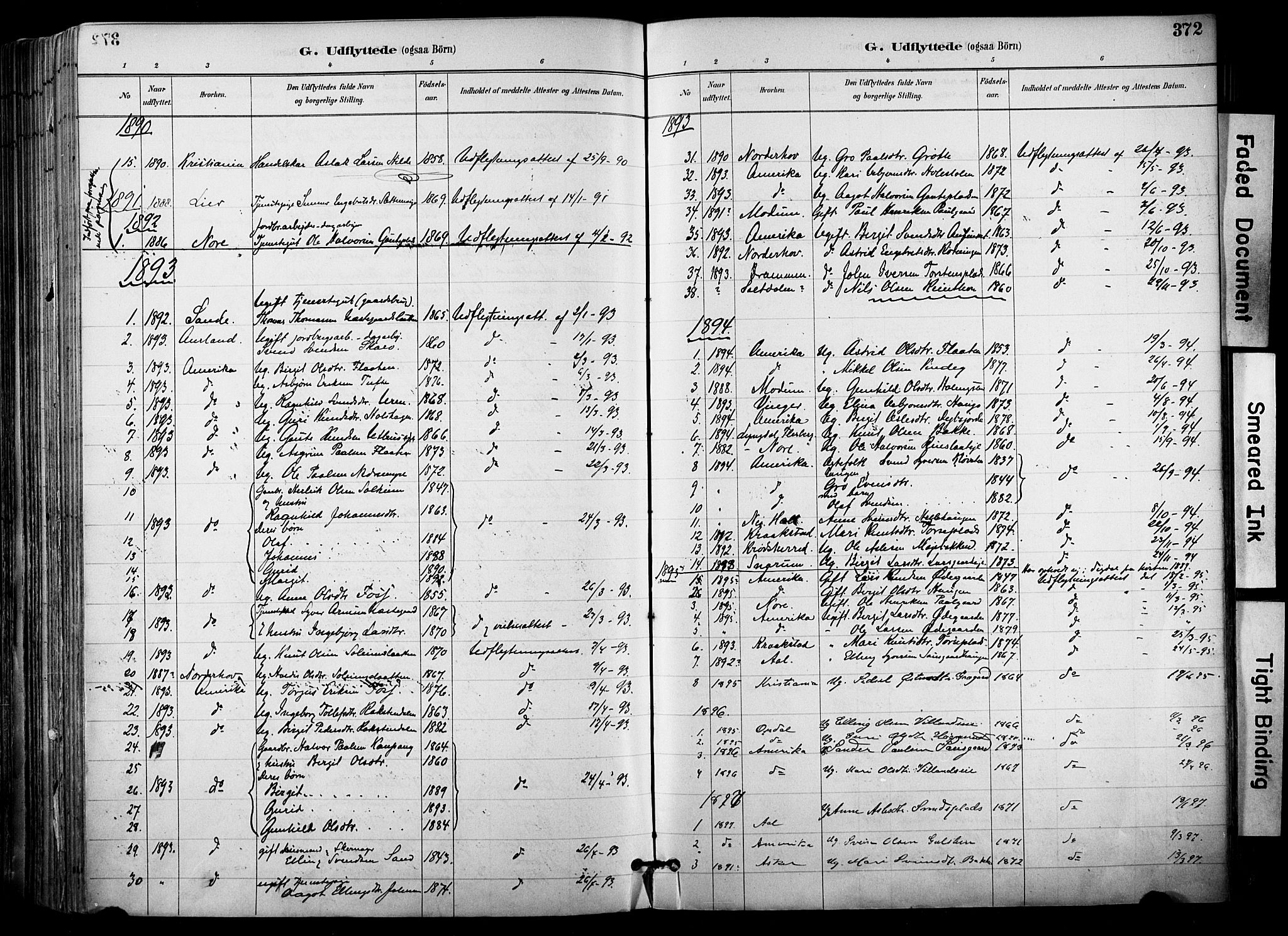 Hol kirkebøker, SAKO/A-227/F/Fa/L0003: Parish register (official) no. I 3, 1887-1918, p. 372