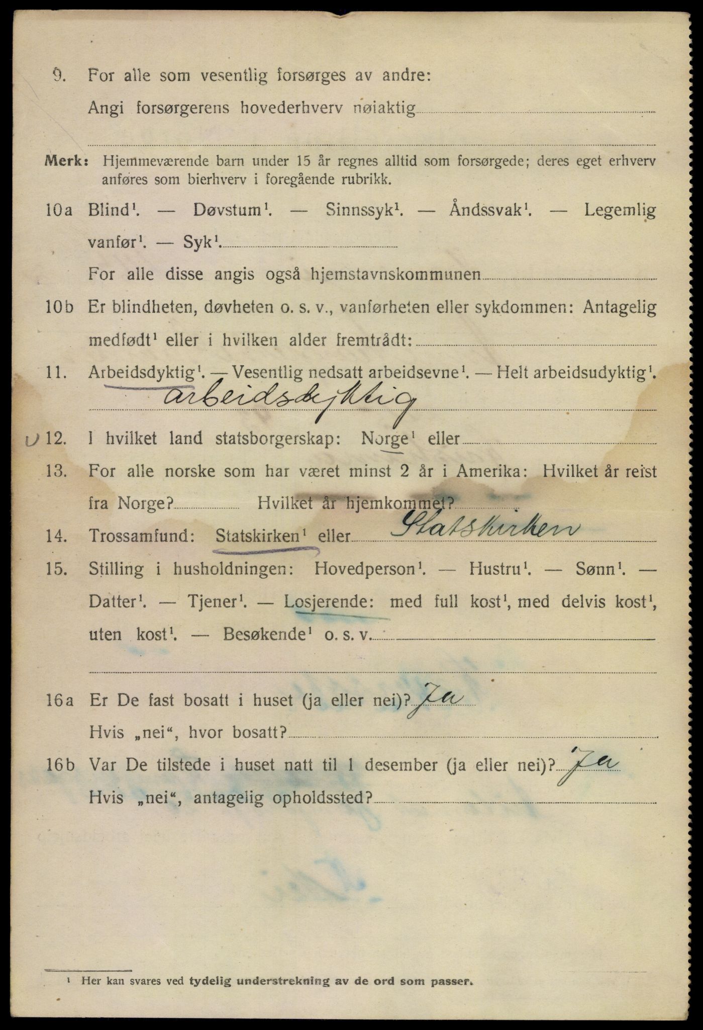 SAO, 1920 census for Kristiania, 1920, p. 510078