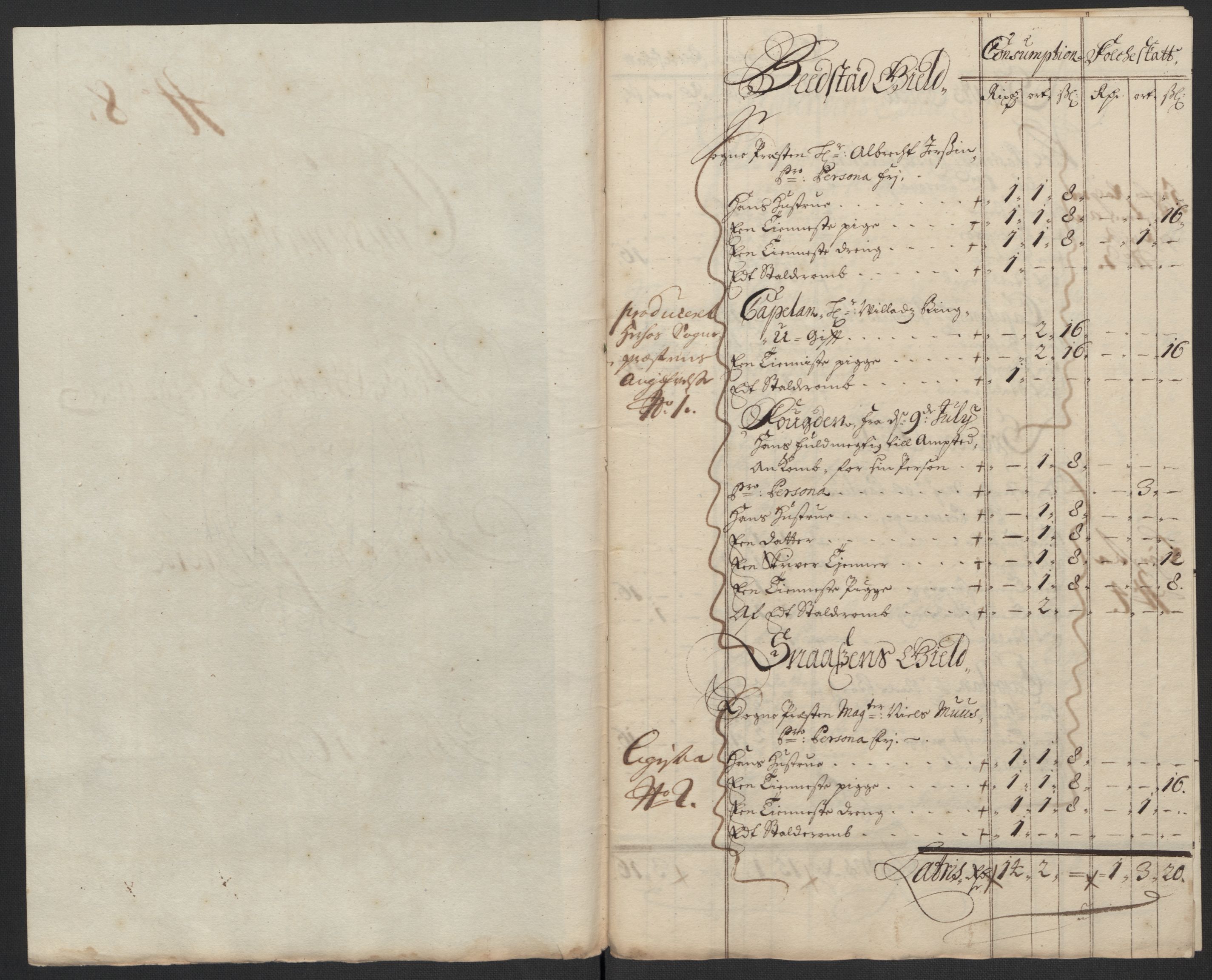 Rentekammeret inntil 1814, Reviderte regnskaper, Fogderegnskap, RA/EA-4092/R63/L4310: Fogderegnskap Inderøy, 1698-1699, p. 152