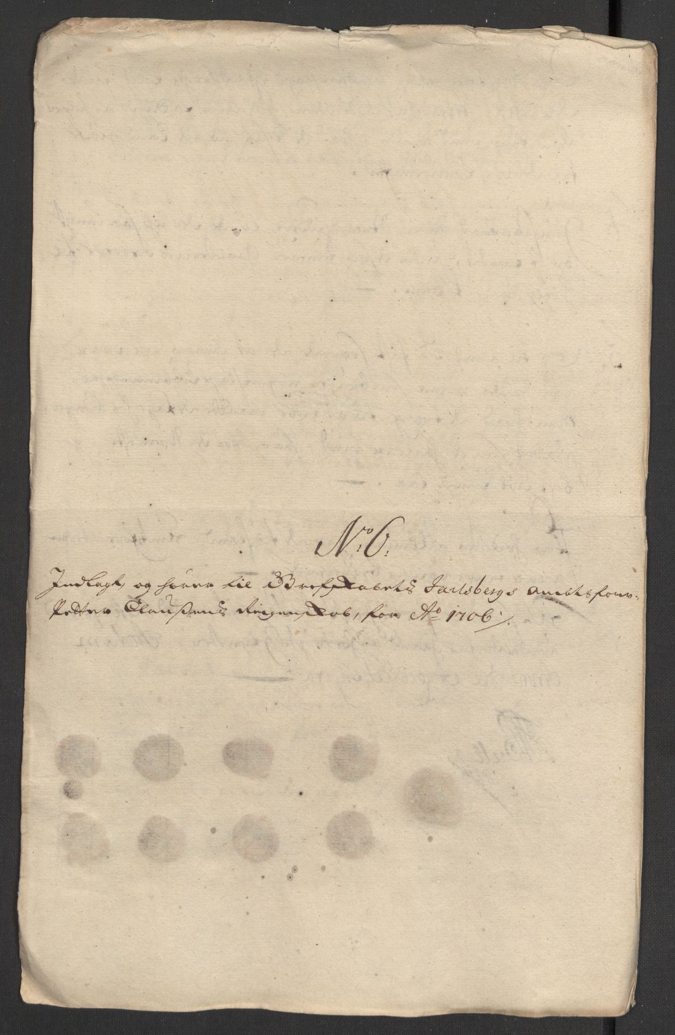 Rentekammeret inntil 1814, Reviderte regnskaper, Fogderegnskap, AV/RA-EA-4092/R32/L1872: Fogderegnskap Jarlsberg grevskap, 1706-1707, p. 131