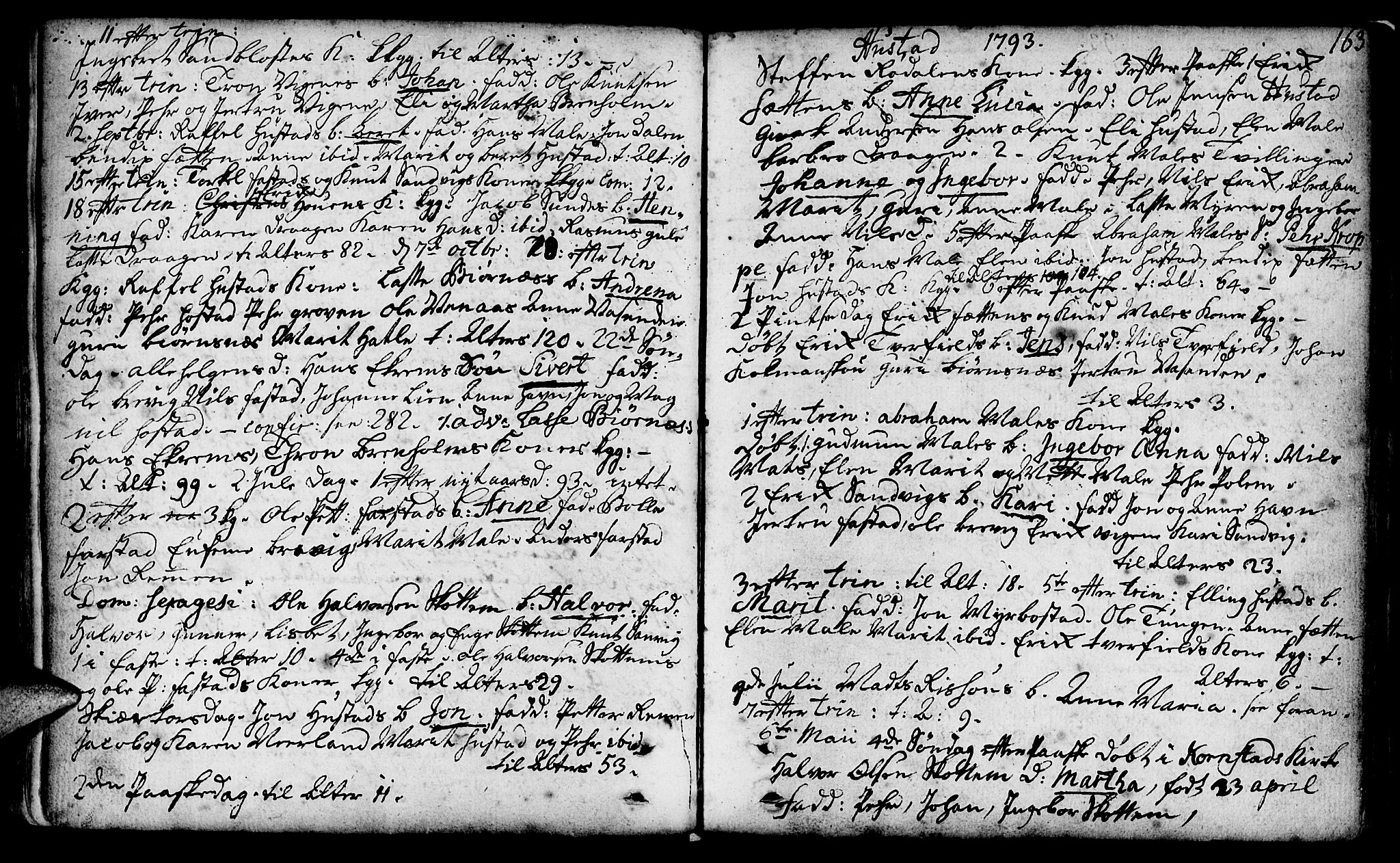 Ministerialprotokoller, klokkerbøker og fødselsregistre - Møre og Romsdal, SAT/A-1454/566/L0762: Parish register (official) no. 566A02 /2, 1790-1804, p. 163