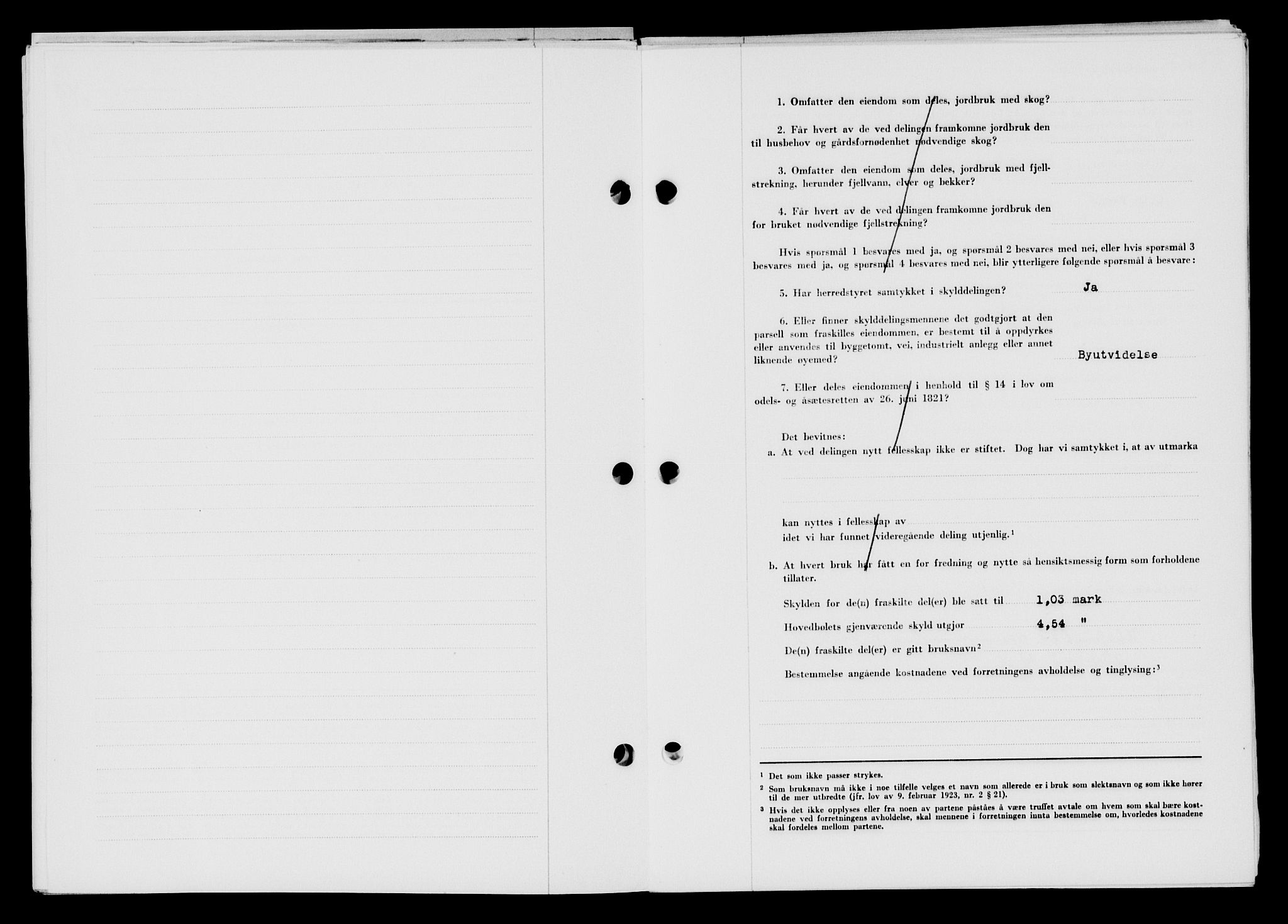 Lyngdal sorenskriveri, AV/SAK-1221-0004/G/Gb/L0663: Mortgage book no. A IX, 1948-1949, Diary no: : 16/1949