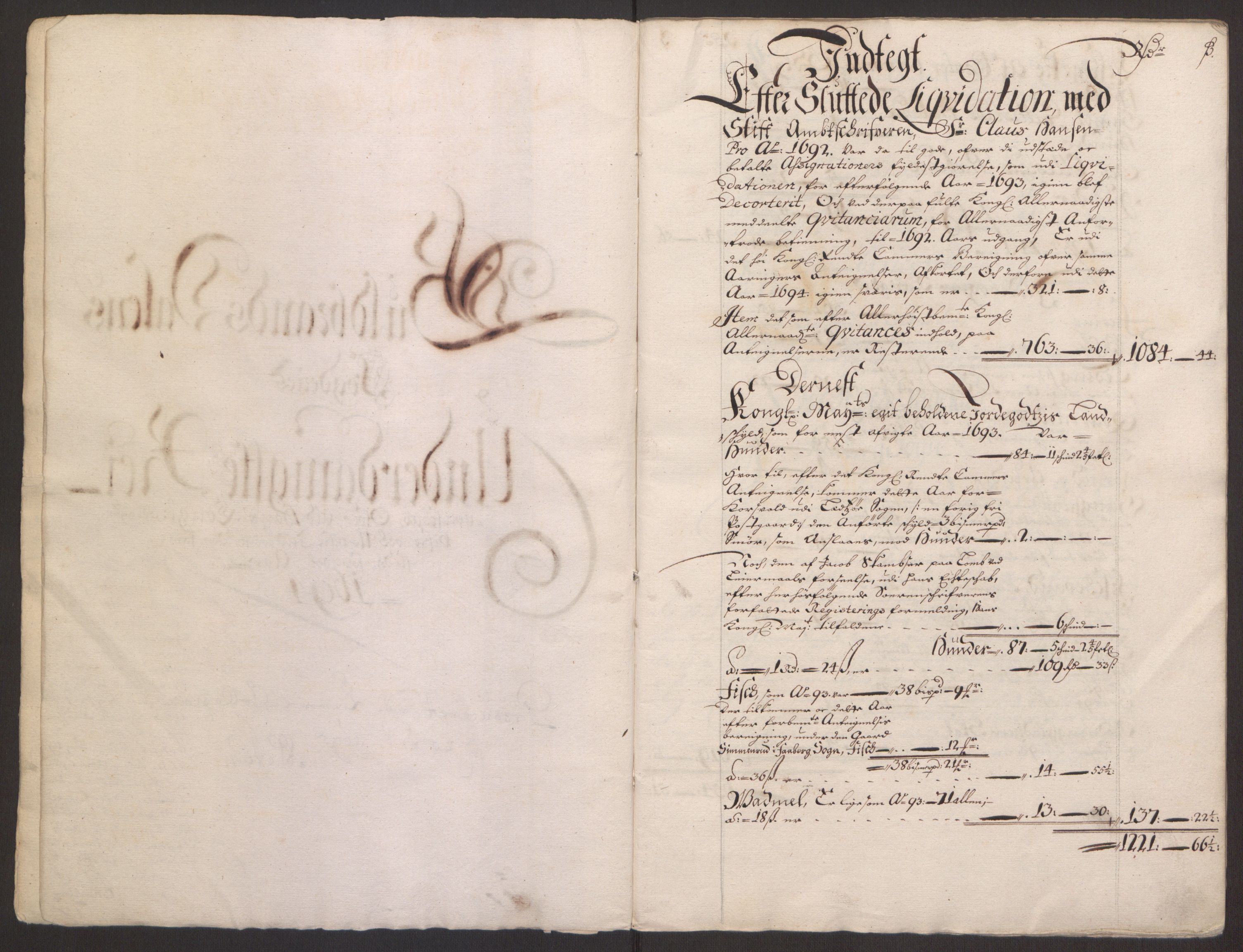 Rentekammeret inntil 1814, Reviderte regnskaper, Fogderegnskap, AV/RA-EA-4092/R17/L1168: Fogderegnskap Gudbrandsdal, 1694, p. 10