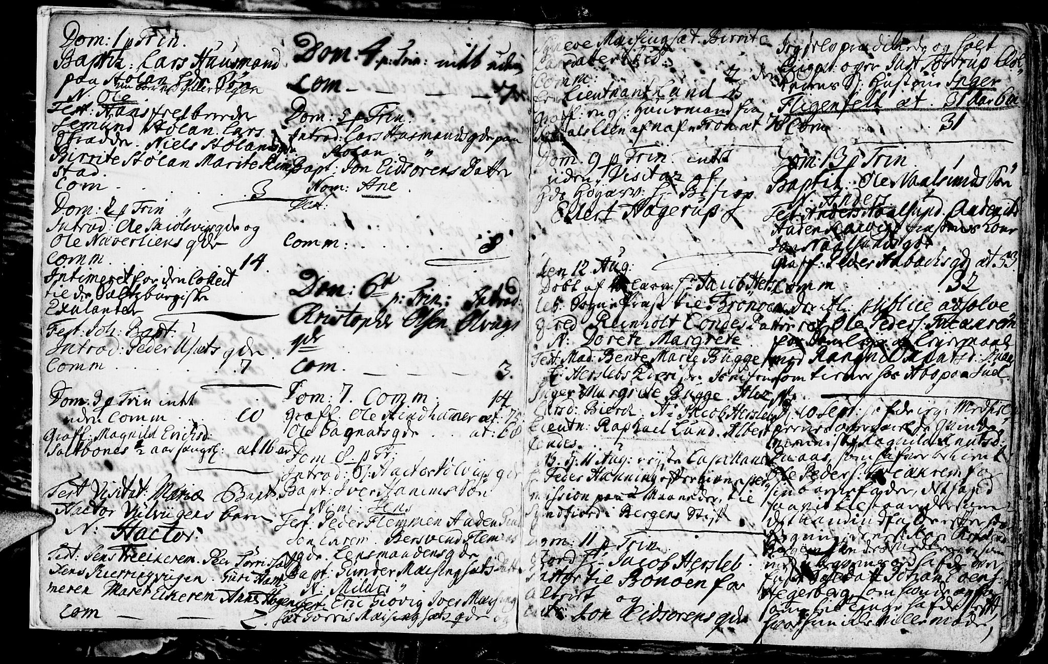 Ministerialprotokoller, klokkerbøker og fødselsregistre - Møre og Romsdal, AV/SAT-A-1454/586/L0978: Parish register (official) no. 586A04, 1732-1751