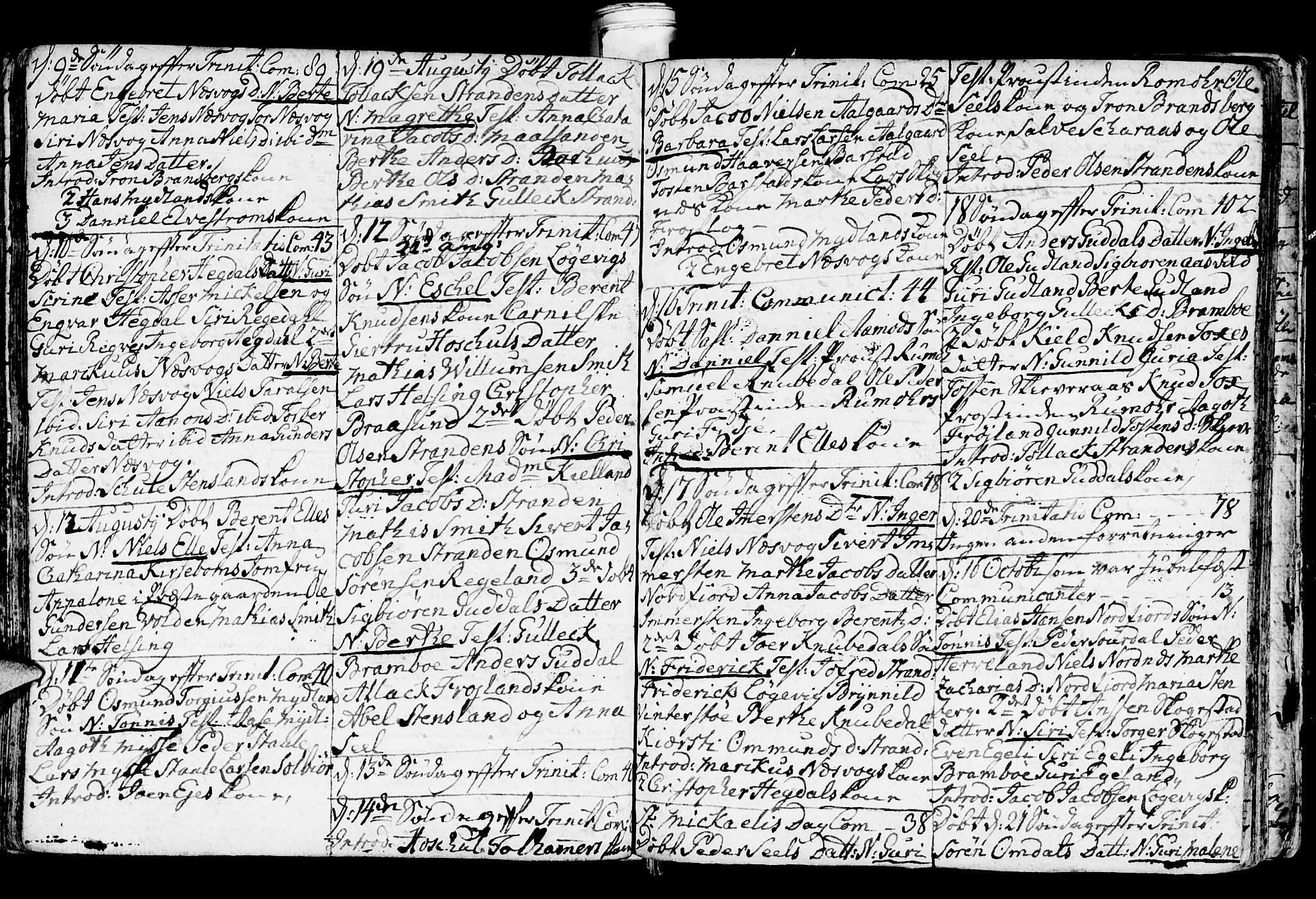 Sokndal sokneprestkontor, AV/SAST-A-101808: Parish register (official) no. A 3, 1740-1806