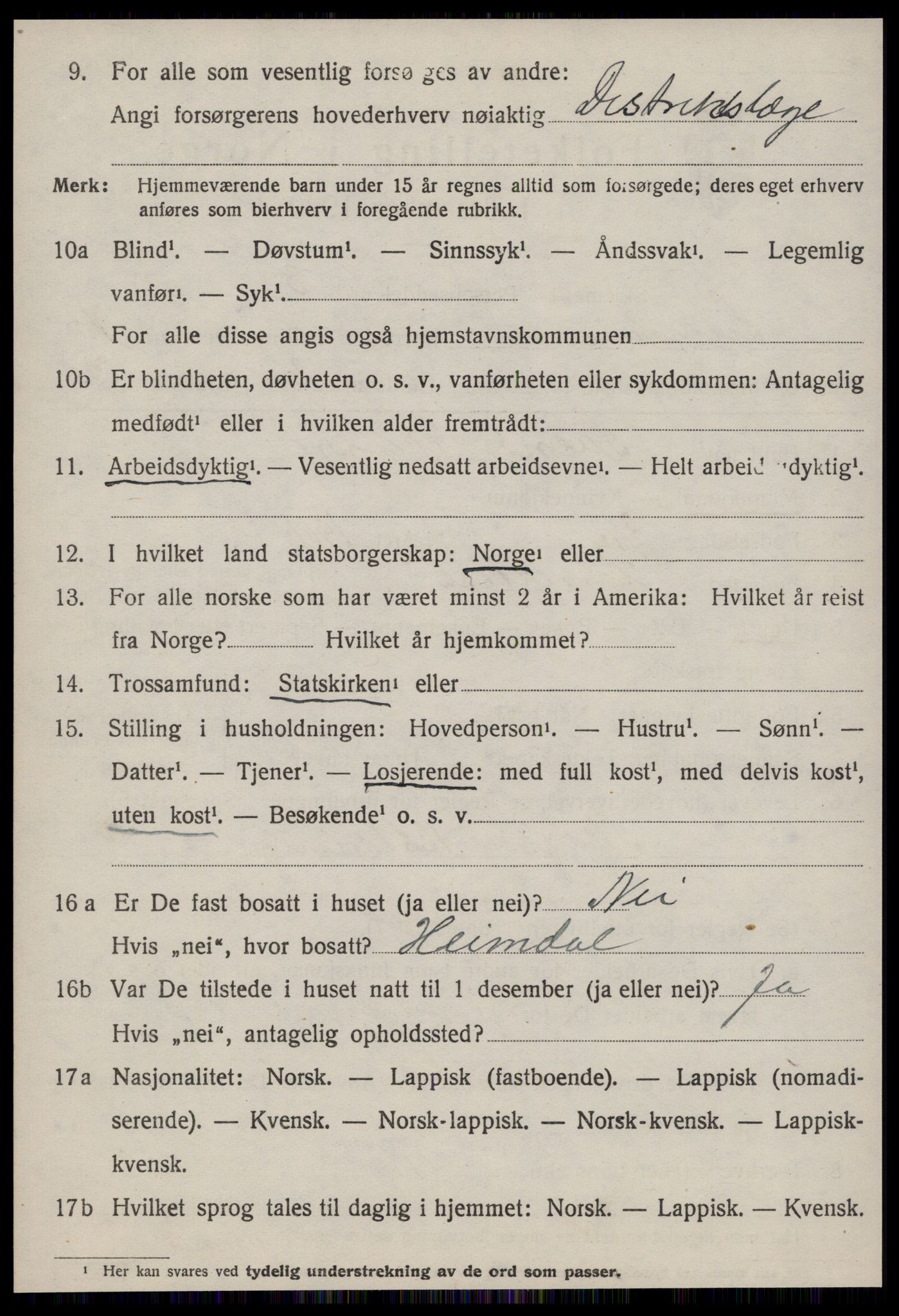 SAT, 1920 census for Singsås, 1920, p. 1112