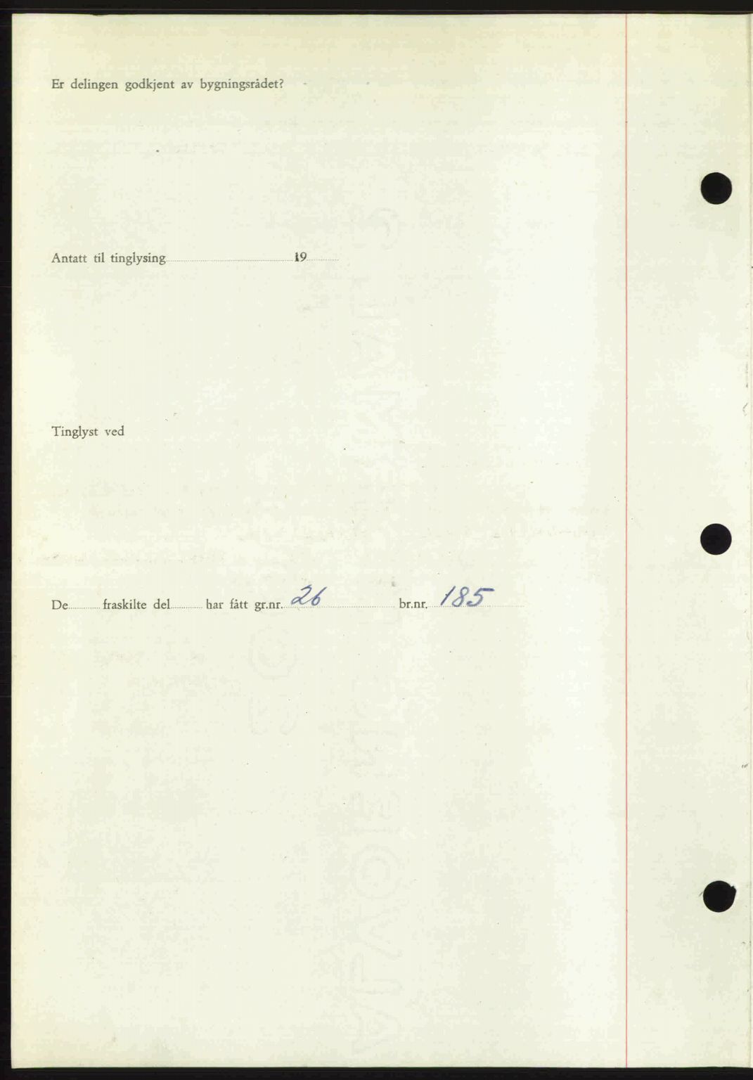 Romsdal sorenskriveri, AV/SAT-A-4149/1/2/2C: Mortgage book no. A24, 1947-1947, Diary no: : 3217/1947