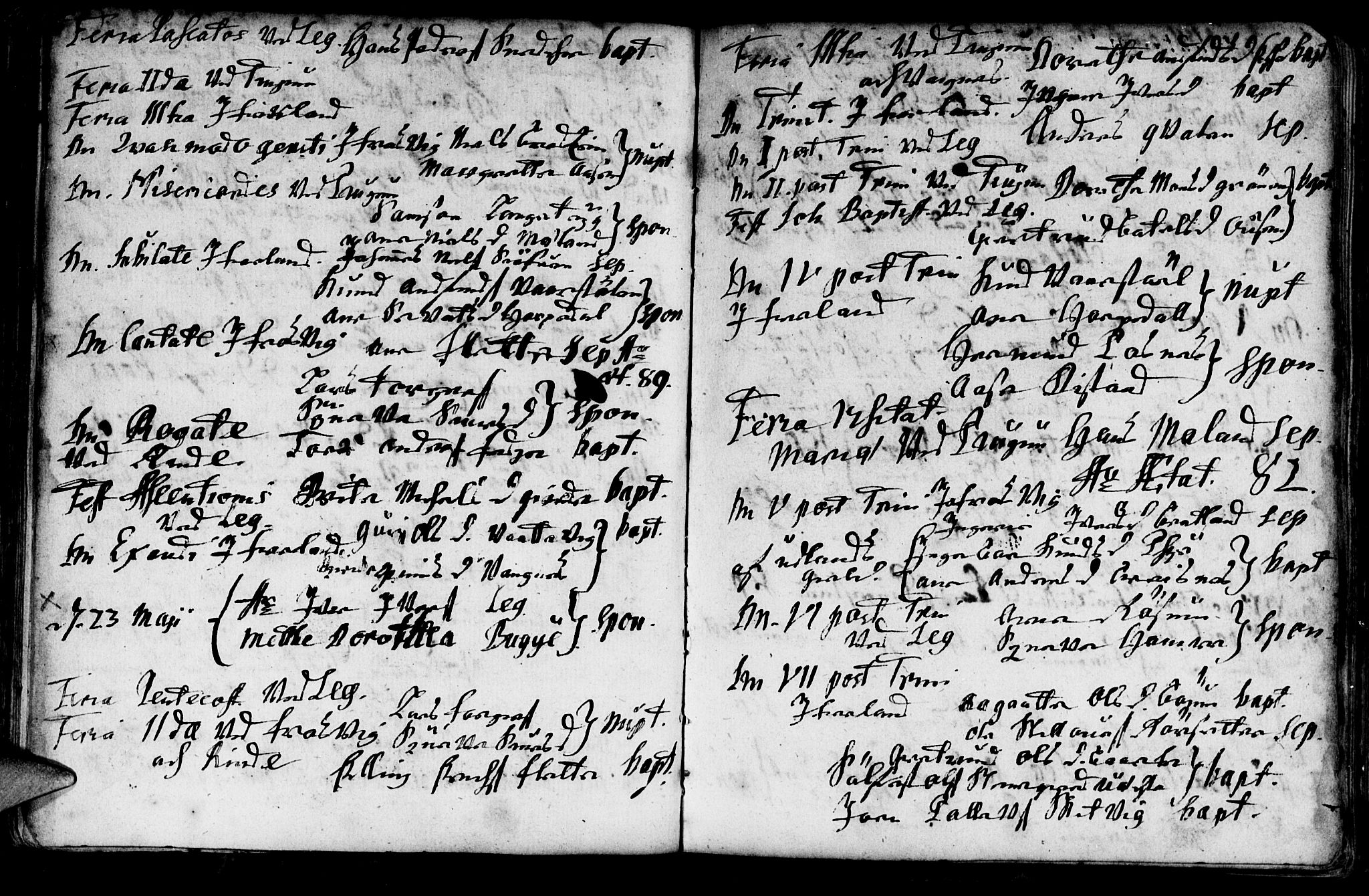 Leikanger sokneprestembete, AV/SAB-A-81001/H/Haa/Haaa/L0001: Parish register (official) no. A 1, 1690-1734, p. 76