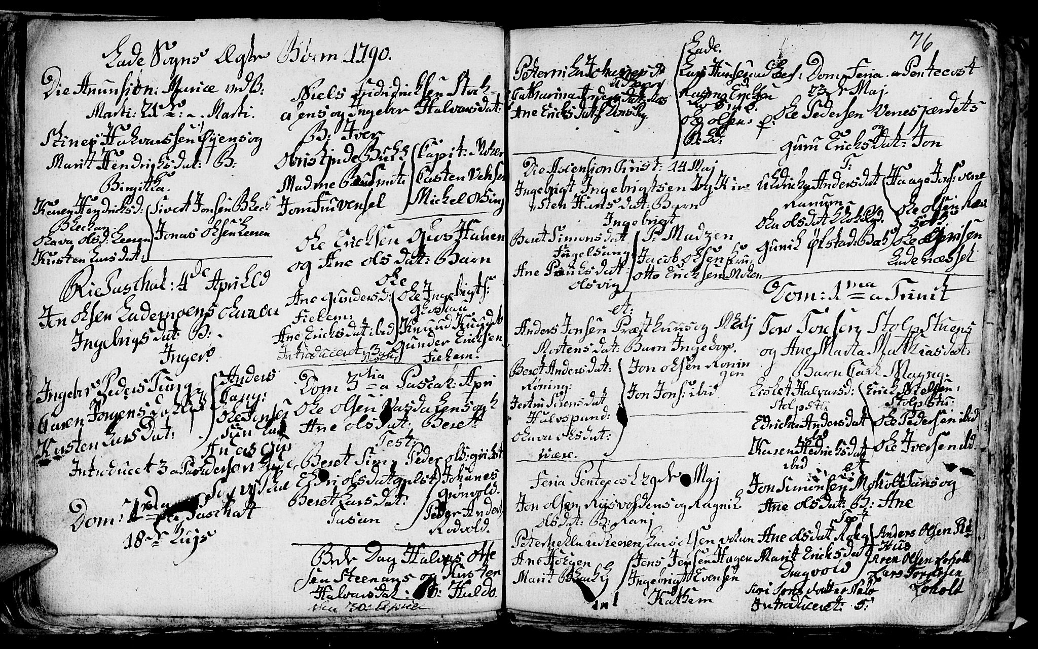 Ministerialprotokoller, klokkerbøker og fødselsregistre - Sør-Trøndelag, SAT/A-1456/606/L0305: Parish register (copy) no. 606C01, 1757-1819, p. 76