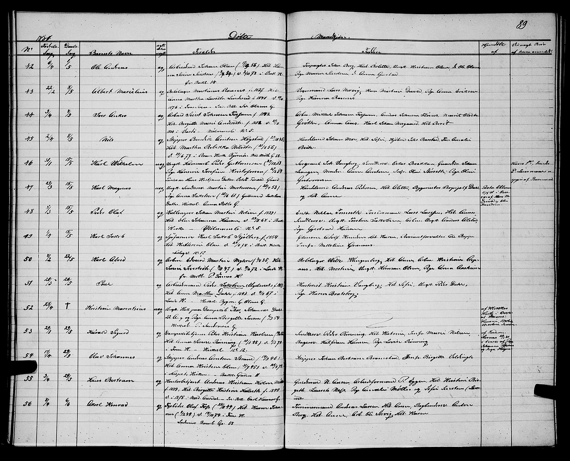 Ministerialprotokoller, klokkerbøker og fødselsregistre - Sør-Trøndelag, SAT/A-1456/604/L0220: Parish register (copy) no. 604C03, 1870-1885, p. 89