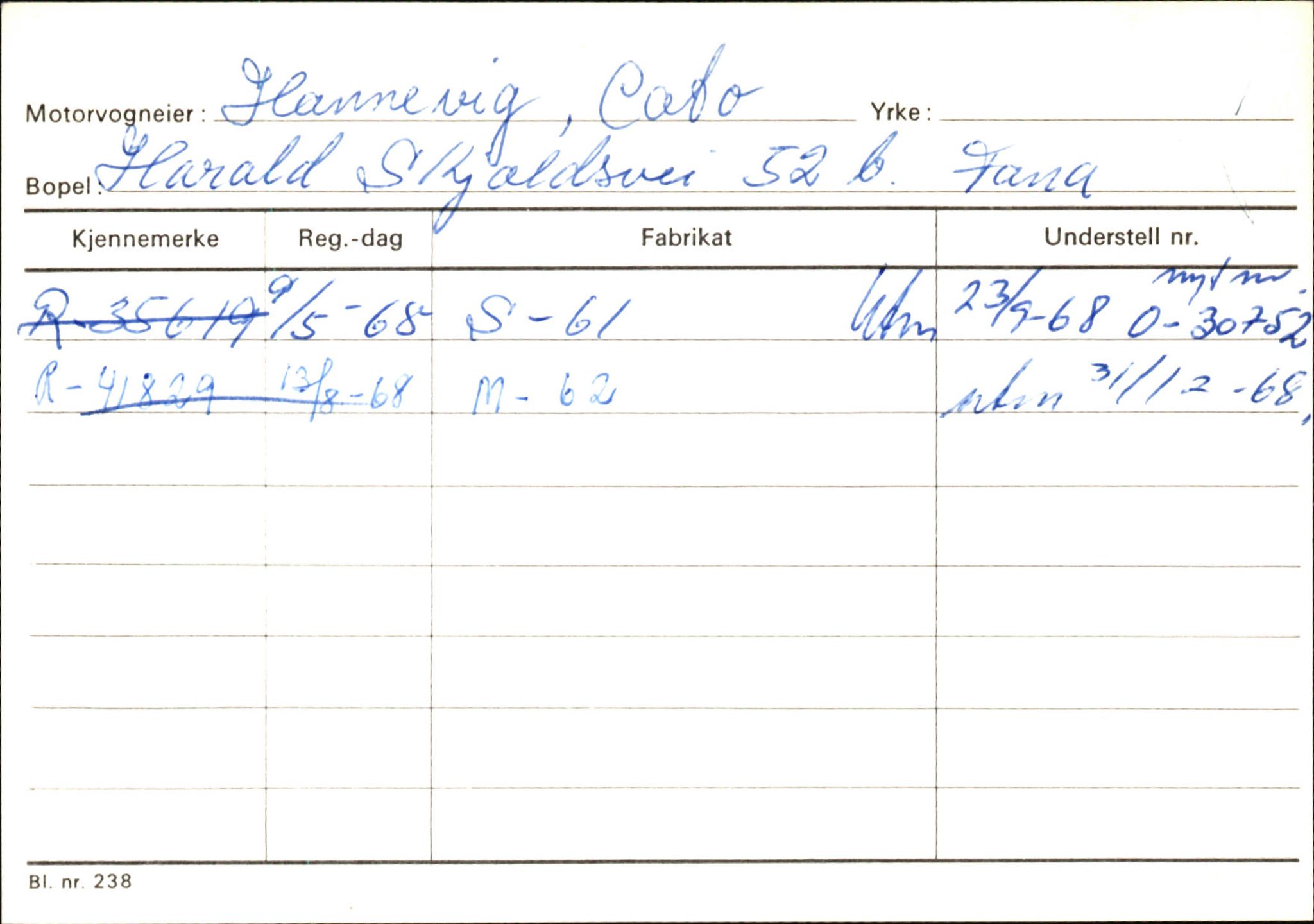 Statens vegvesen, Hordaland vegkontor, AV/SAB-A-5201/2/Ha/L0018: R-eierkort H, 1920-1971, p. 813