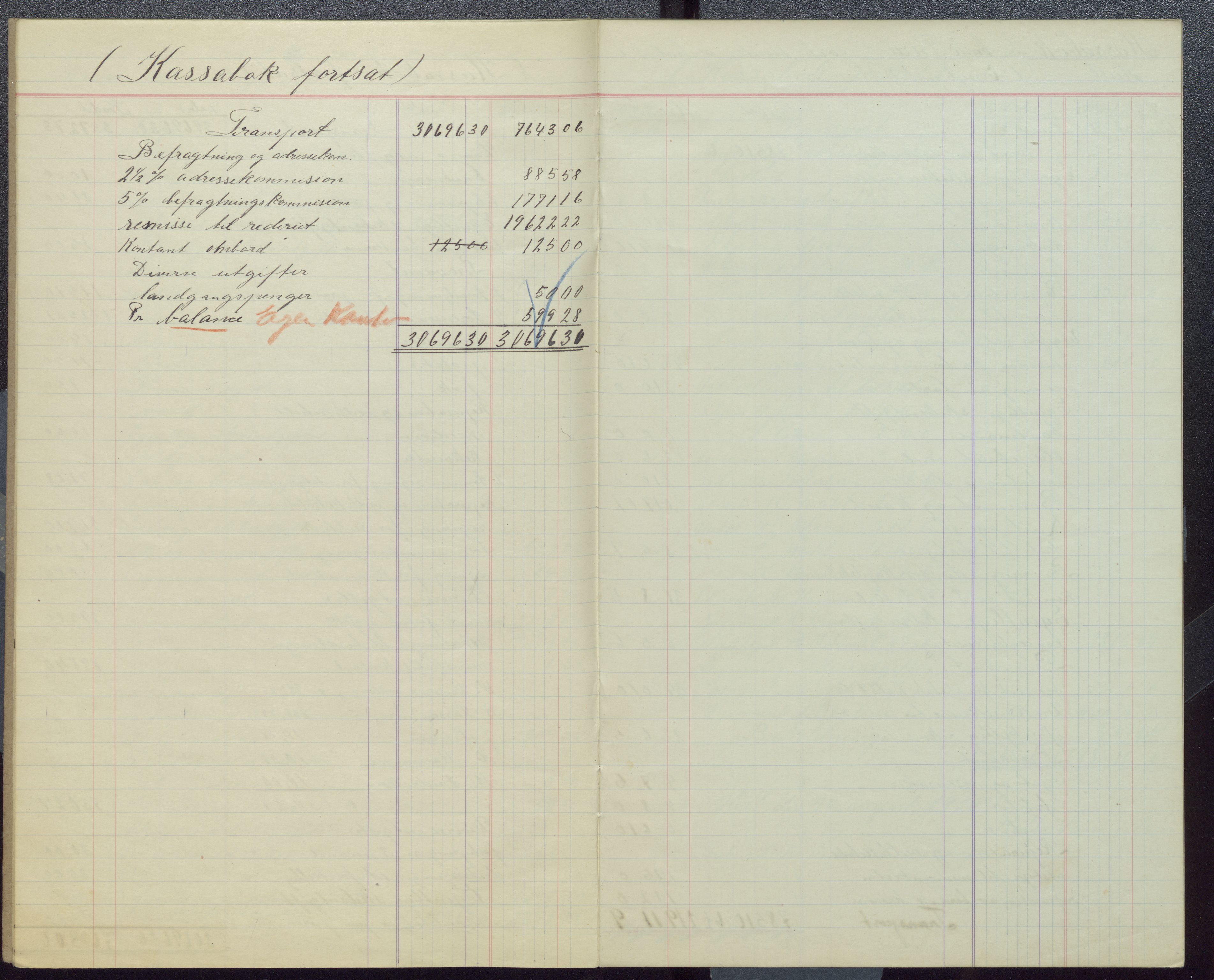 Samuelsen, Nils August. Kaptein, VEMU/ARS-A-1323/Y/L0001: Lærerbøker m.m., 1921