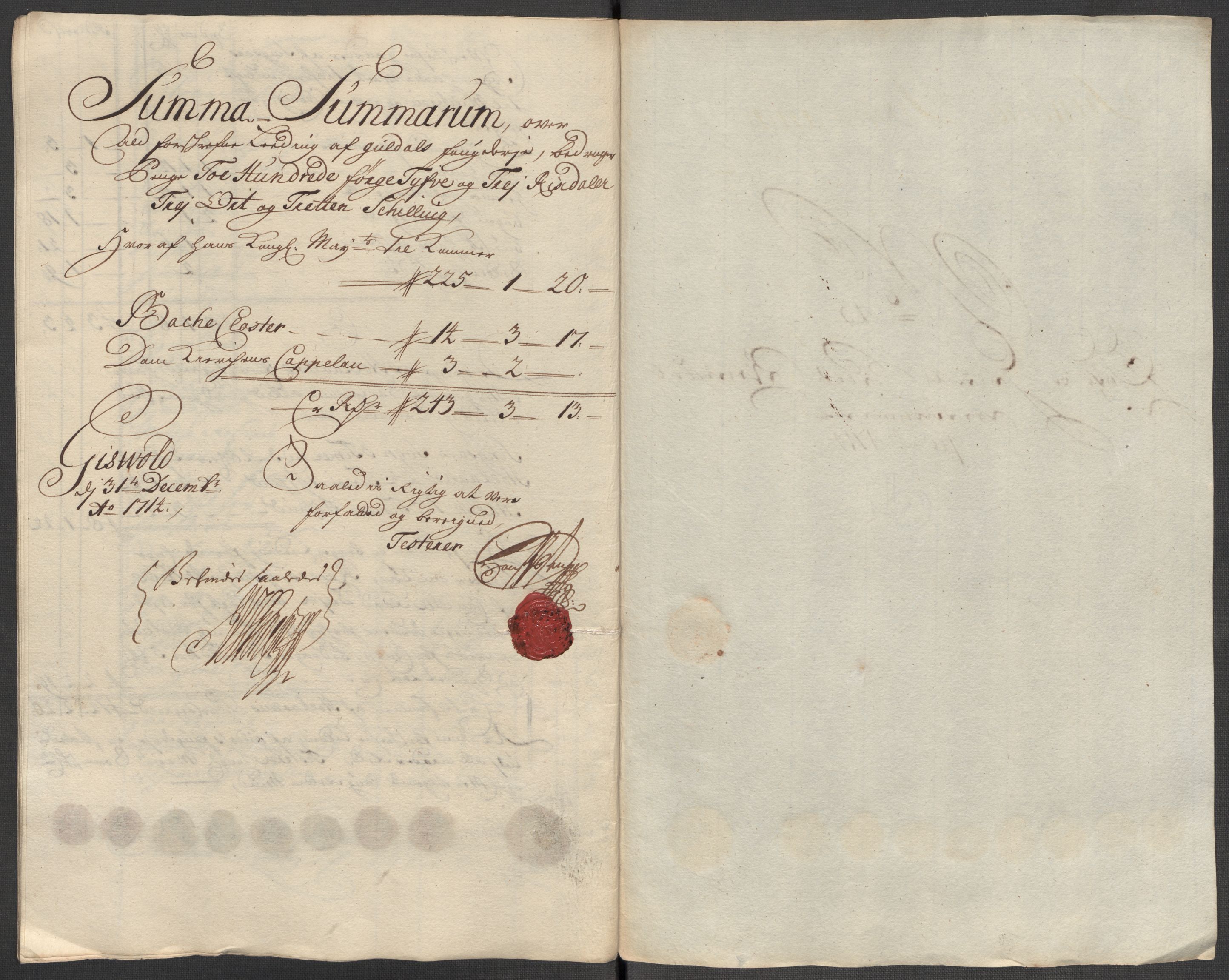 Rentekammeret inntil 1814, Reviderte regnskaper, Fogderegnskap, AV/RA-EA-4092/R60/L3965: Fogderegnskap Orkdal og Gauldal, 1714, p. 359