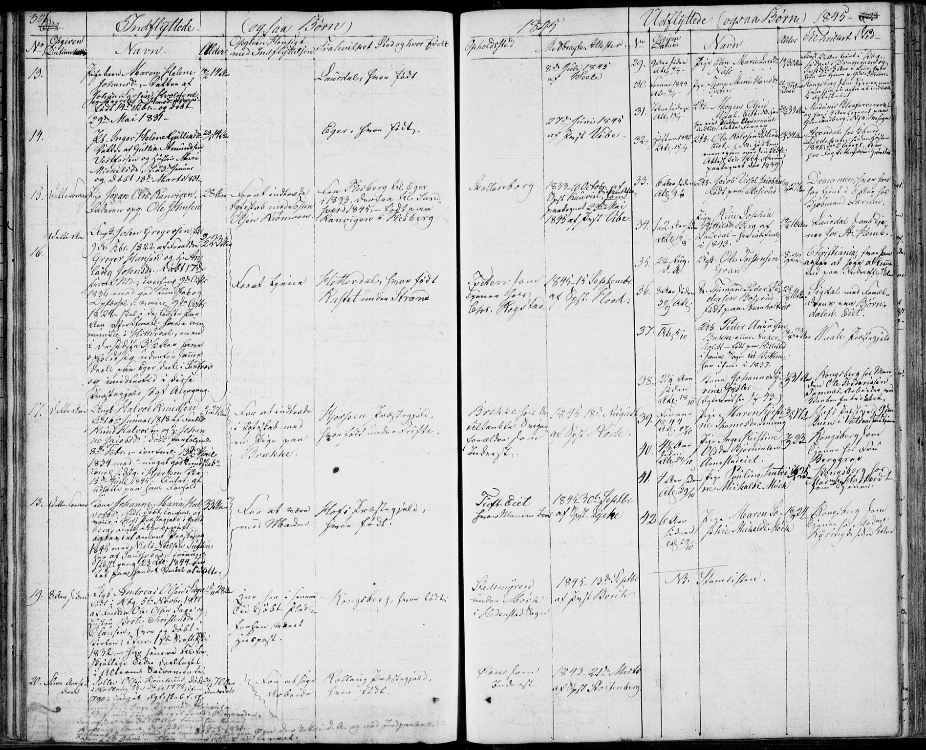 Sandsvær kirkebøker, AV/SAKO-A-244/F/Fa/L0005: Parish register (official) no. I 5, 1840-1856, p. 602-603