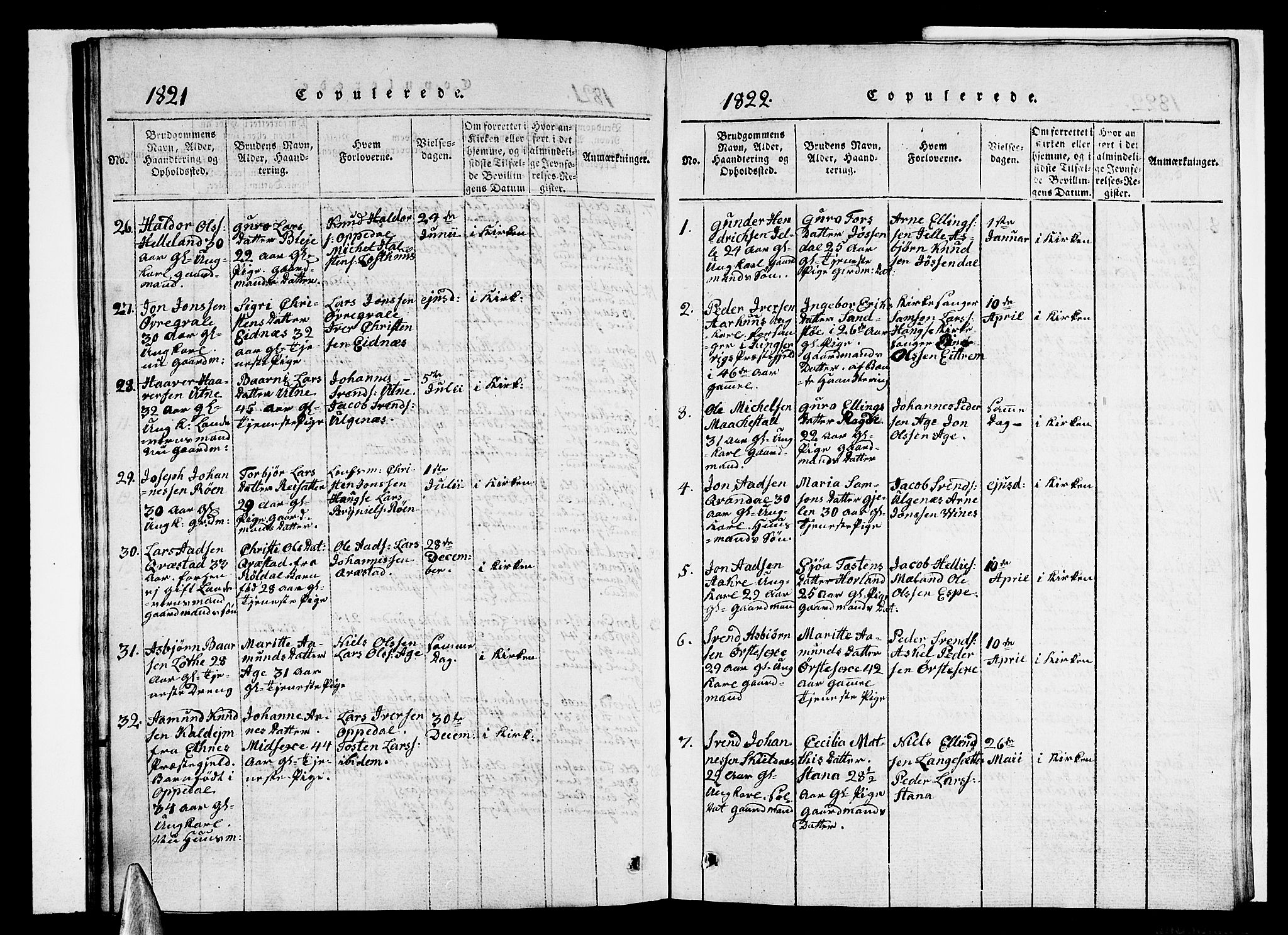 Ullensvang sokneprestembete, AV/SAB-A-78701/H/Haa: Parish register (official) no. A 9, 1819-1826