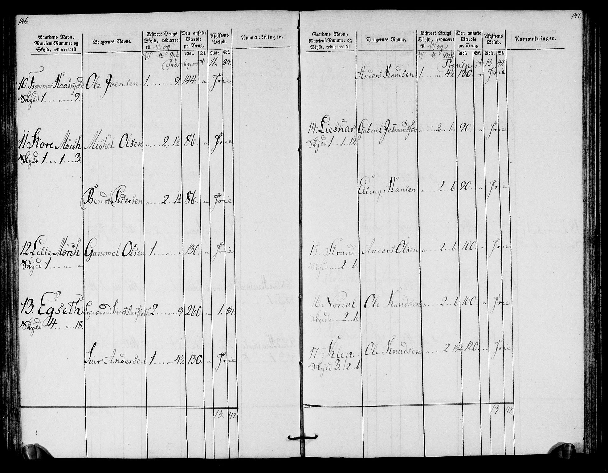 Rentekammeret inntil 1814, Realistisk ordnet avdeling, AV/RA-EA-4070/N/Ne/Nea/L0125b: Sunnmøre fogderi. Oppebørselsregister for fogderiets søndre del, 1803, p. 75