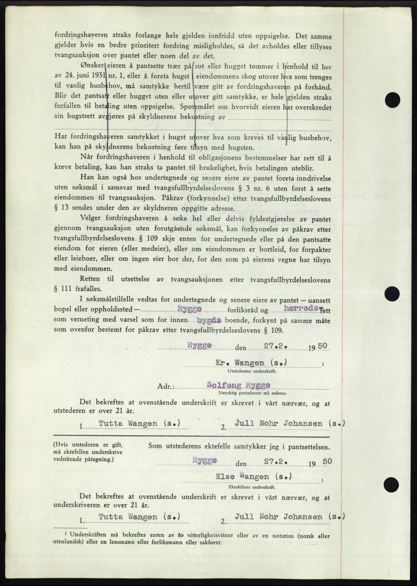 Moss sorenskriveri, AV/SAO-A-10168: Mortgage book no. B23, 1949-1950, Diary no: : 677/1950