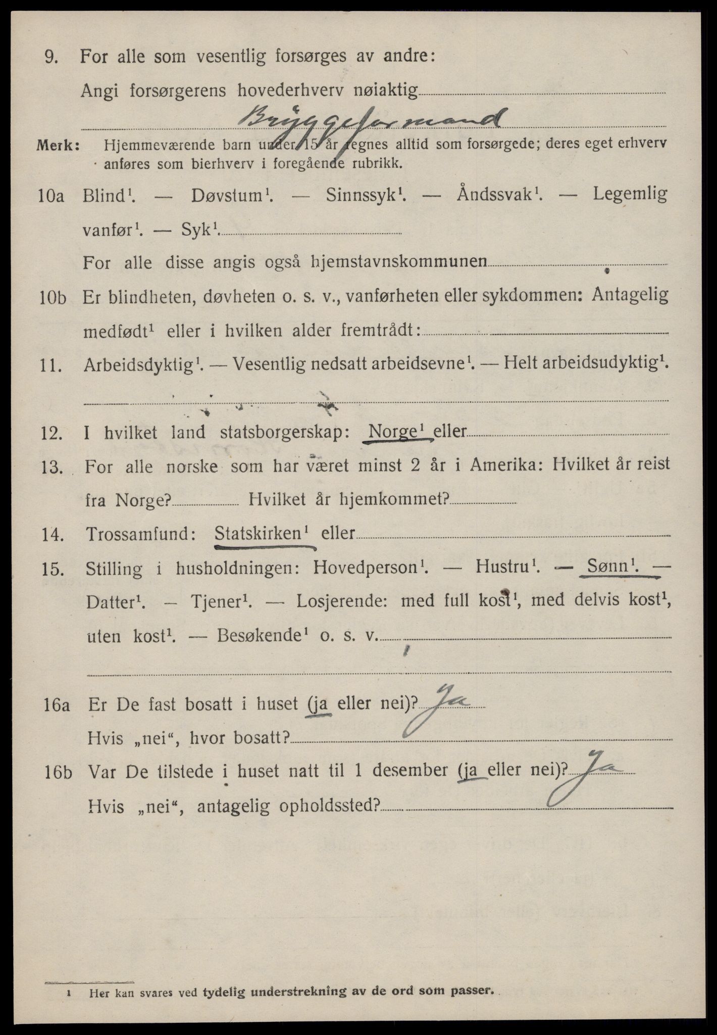 SAT, 1920 census for Kornstad, 1920, p. 4208