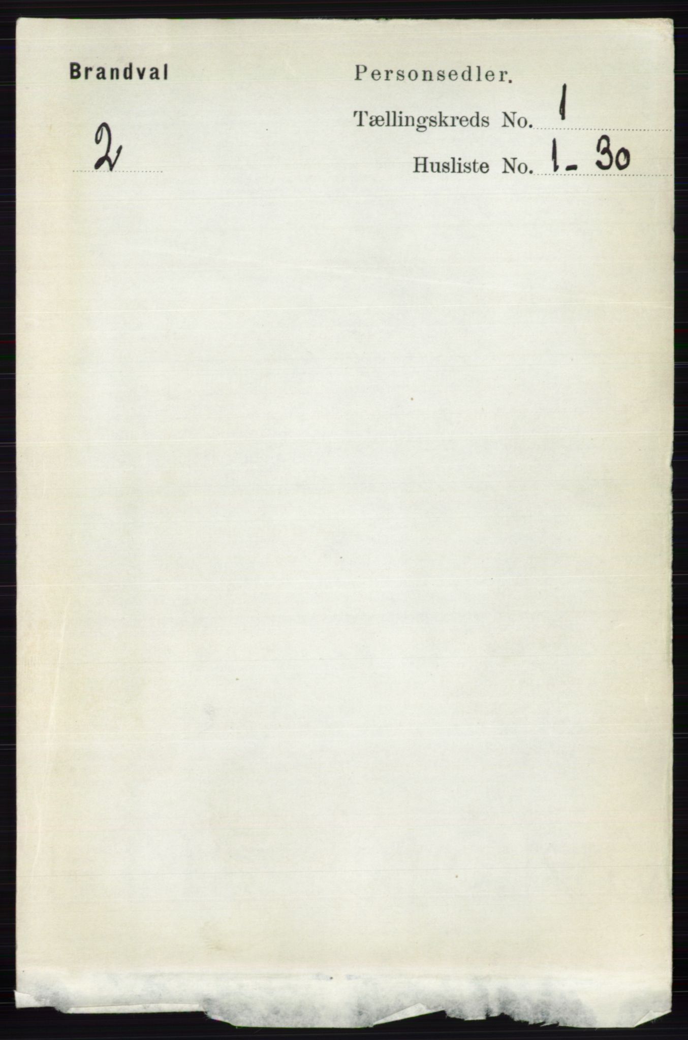 RA, 1891 census for 0422 Brandval, 1891, p. 111
