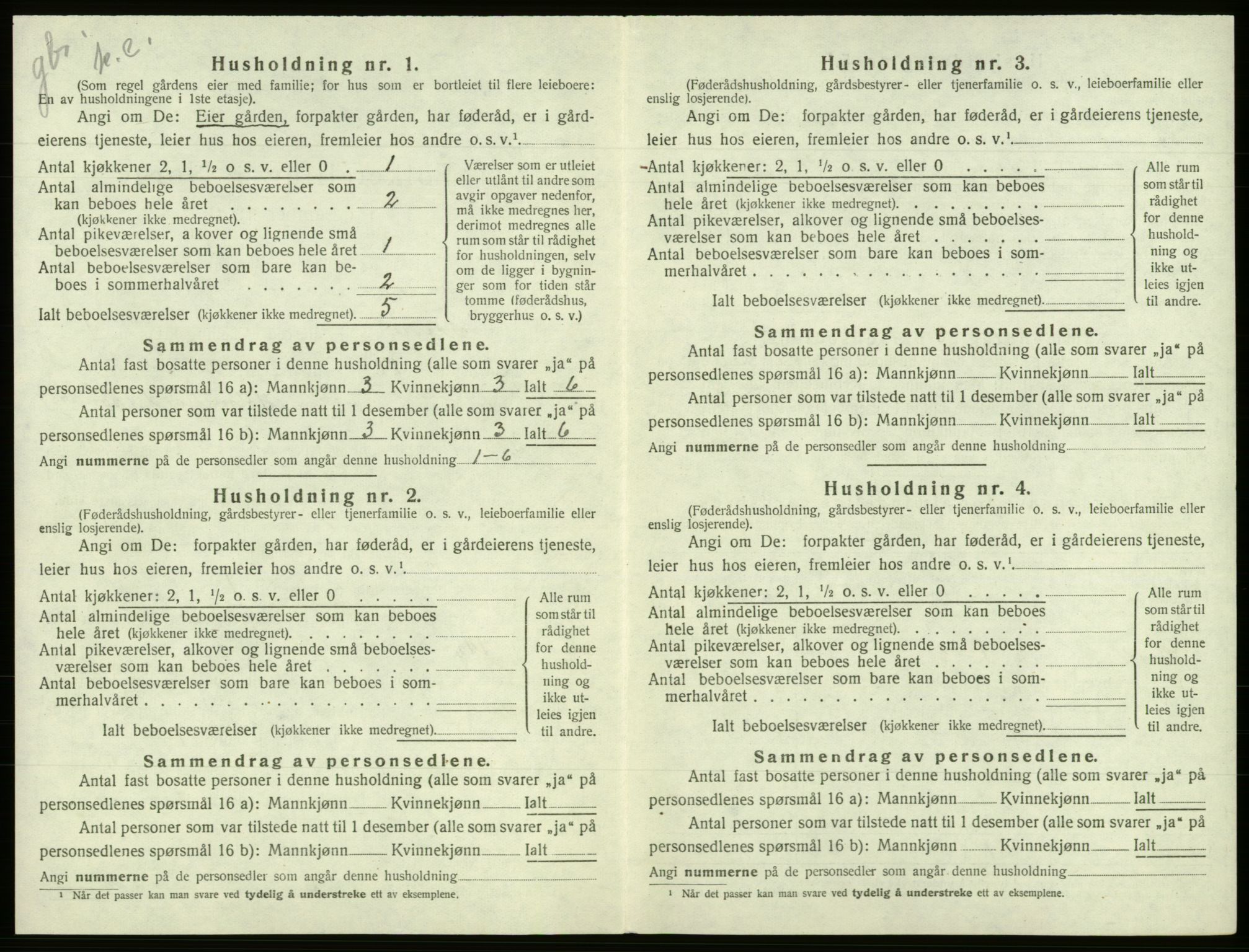 SAB, 1920 census for Fusa, 1920, p. 75