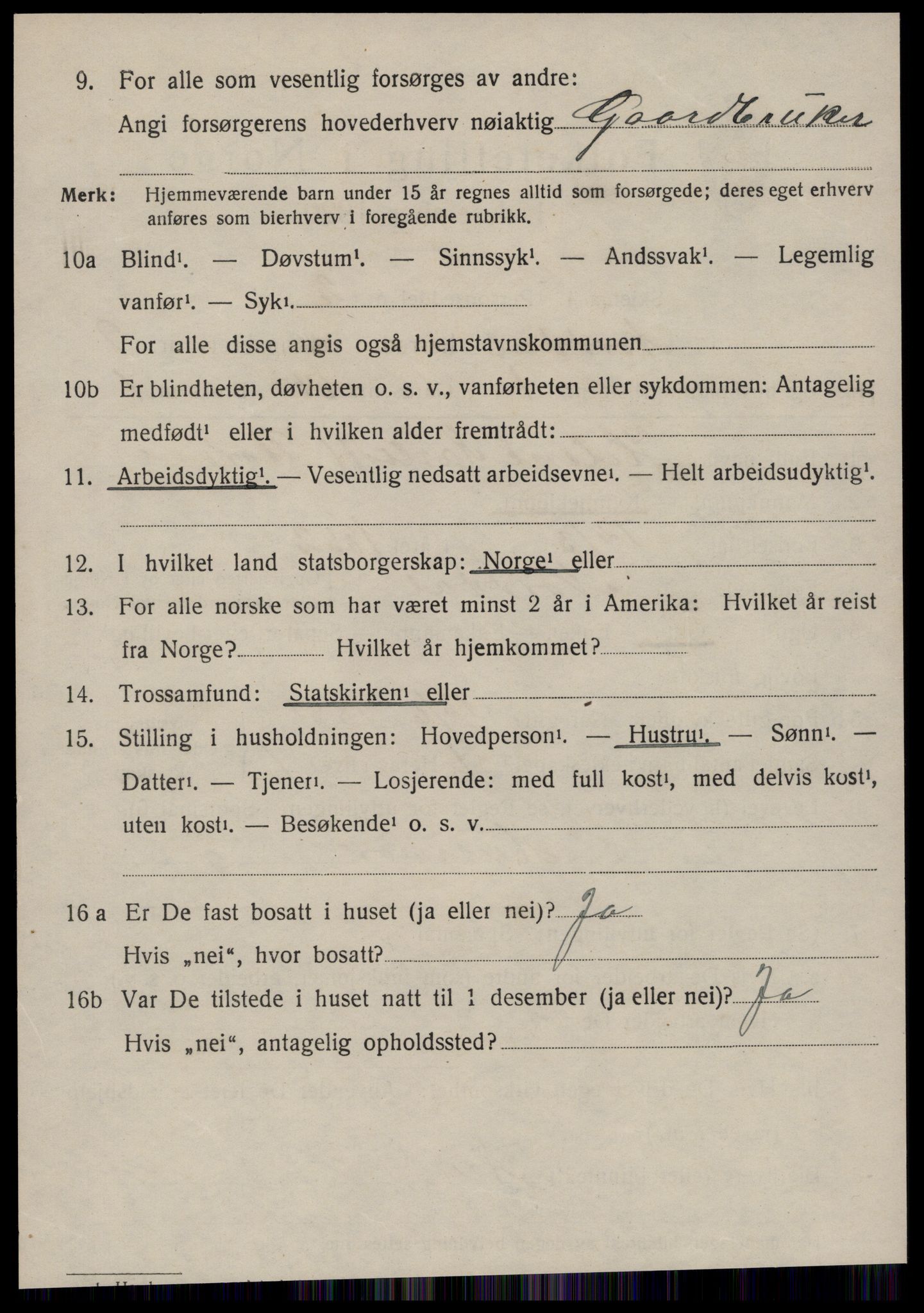 SAT, 1920 census for Norddal, 1920, p. 4792