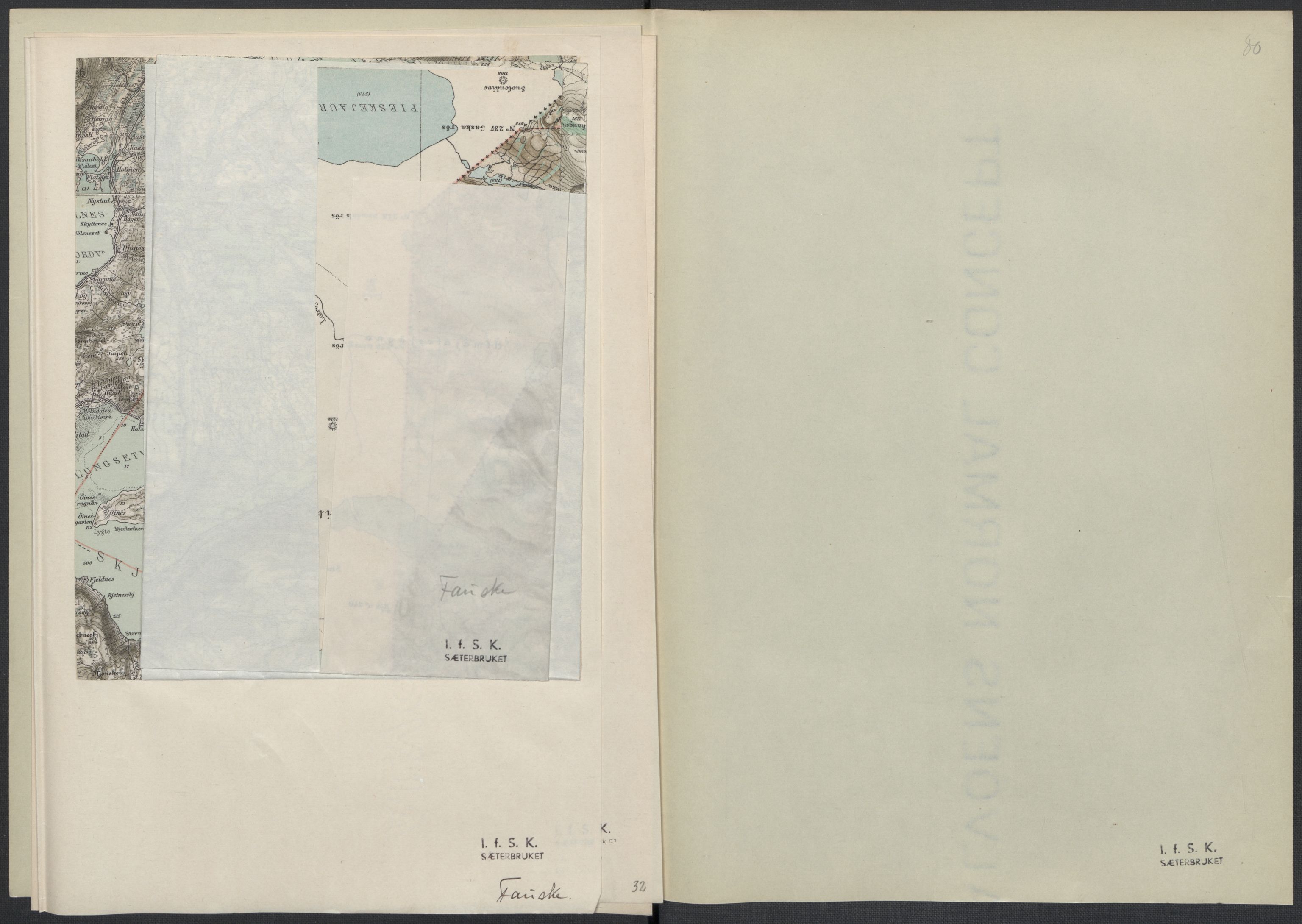 Instituttet for sammenlignende kulturforskning, AV/RA-PA-0424/F/Fc/L0016/0002: Eske B16: / Nordland (perm XLVII), 1932-1936, p. 80