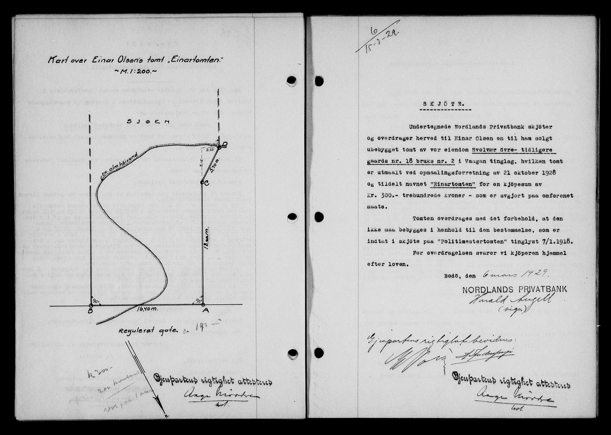 Lofoten sorenskriveri, AV/SAT-A-0017/1/2/2C/L0019b: Mortgage book no. 19b, 1929-1929, Deed date: 15.03.1929