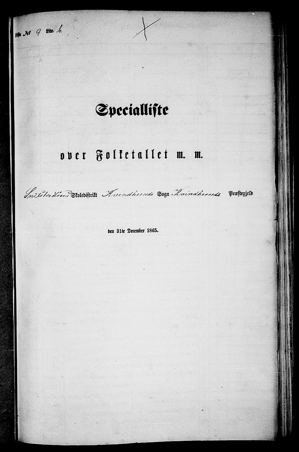 RA, 1865 census for Kvinnherad, 1865, p. 152