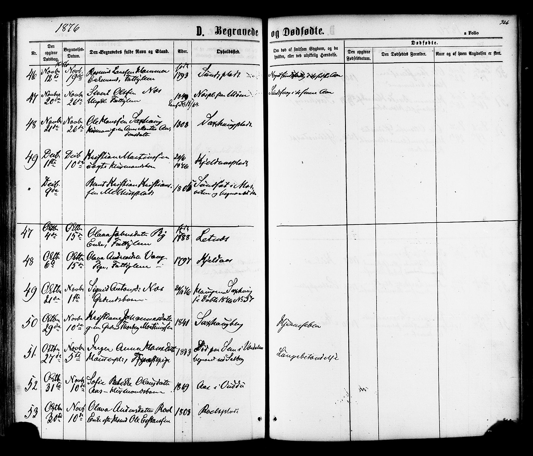 Ministerialprotokoller, klokkerbøker og fødselsregistre - Nord-Trøndelag, AV/SAT-A-1458/730/L0284: Parish register (official) no. 730A09, 1866-1878, p. 326