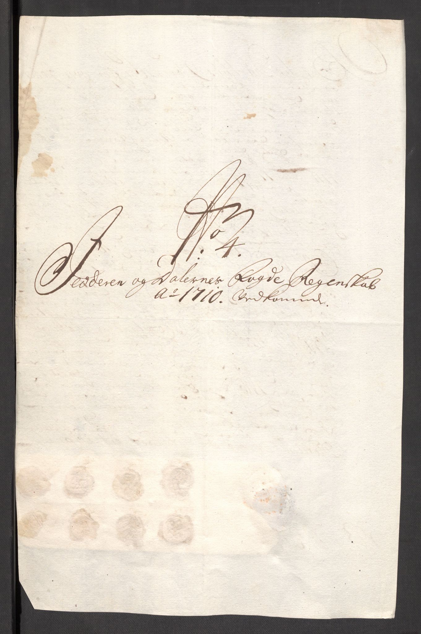 Rentekammeret inntil 1814, Reviderte regnskaper, Fogderegnskap, RA/EA-4092/R46/L2734: Fogderegnskap Jæren og Dalane, 1709-1710, p. 140