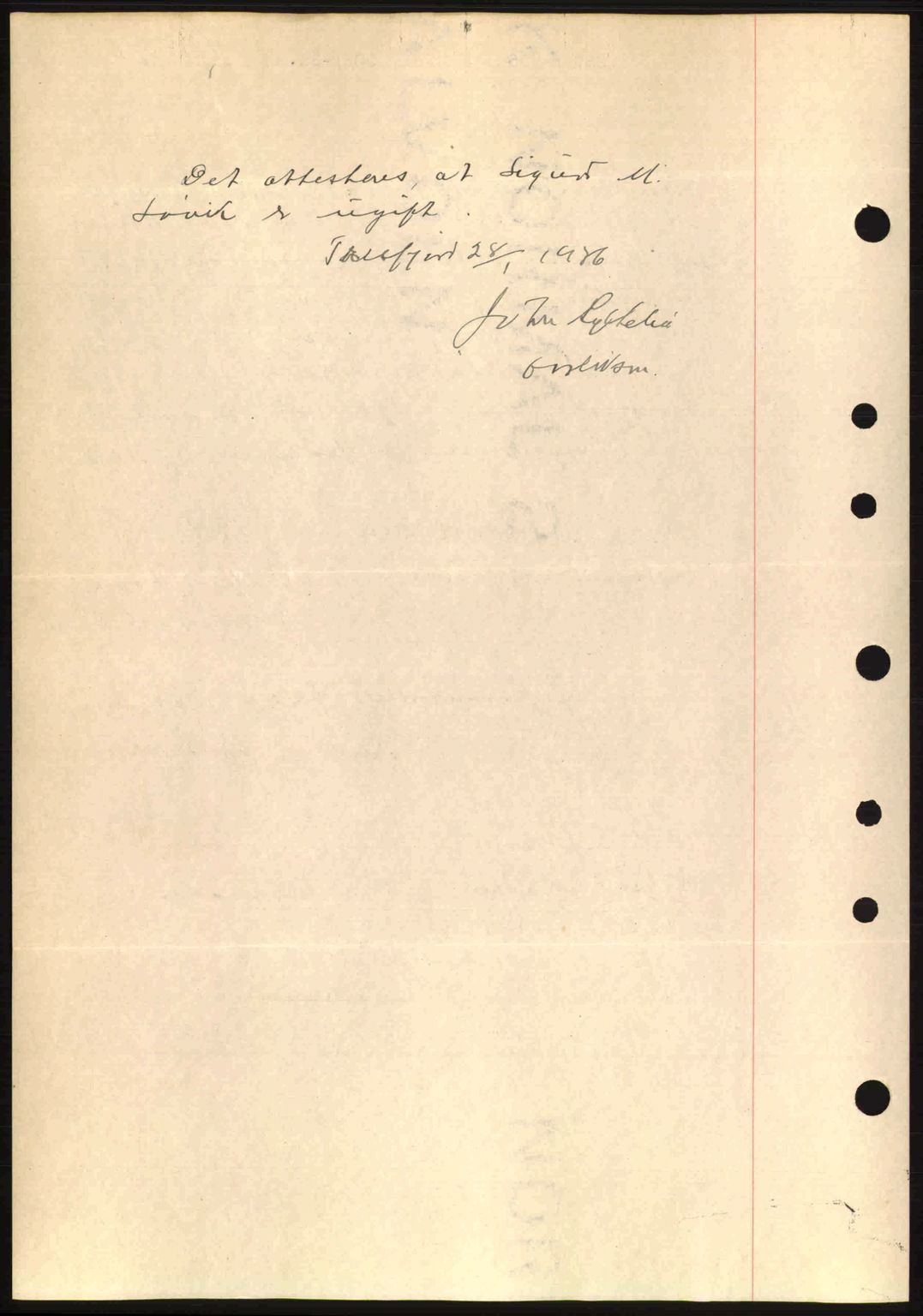 Romsdal sorenskriveri, AV/SAT-A-4149/1/2/2C: Mortgage book no. A1, 1936-1936, Diary no: : 280/1936